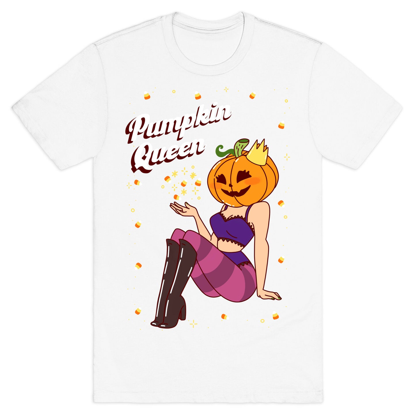 Pumpkin Queen Pin-Up T-Shirt
