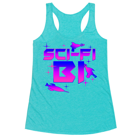 Sci-Fi Bi Racerback Tank