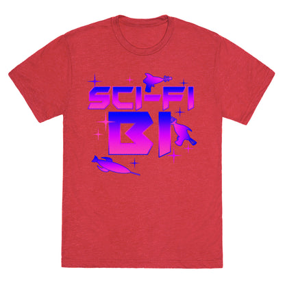 Sci-Fi Bi Unisex Triblend Tee