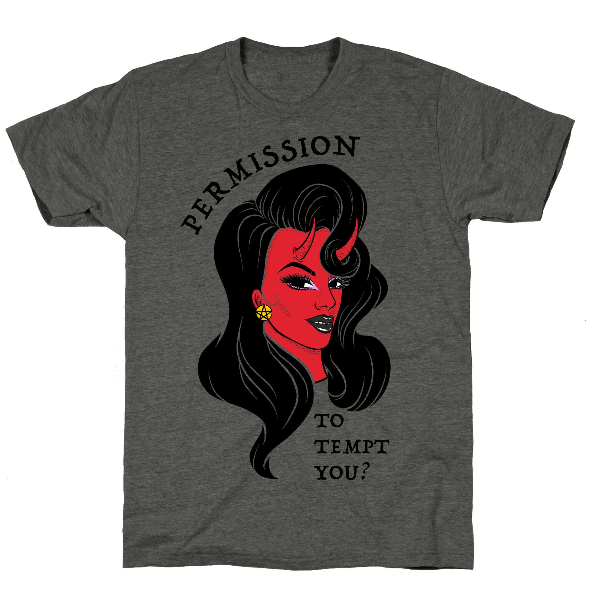 Permission To Tempt You? Unisex Triblend Tee