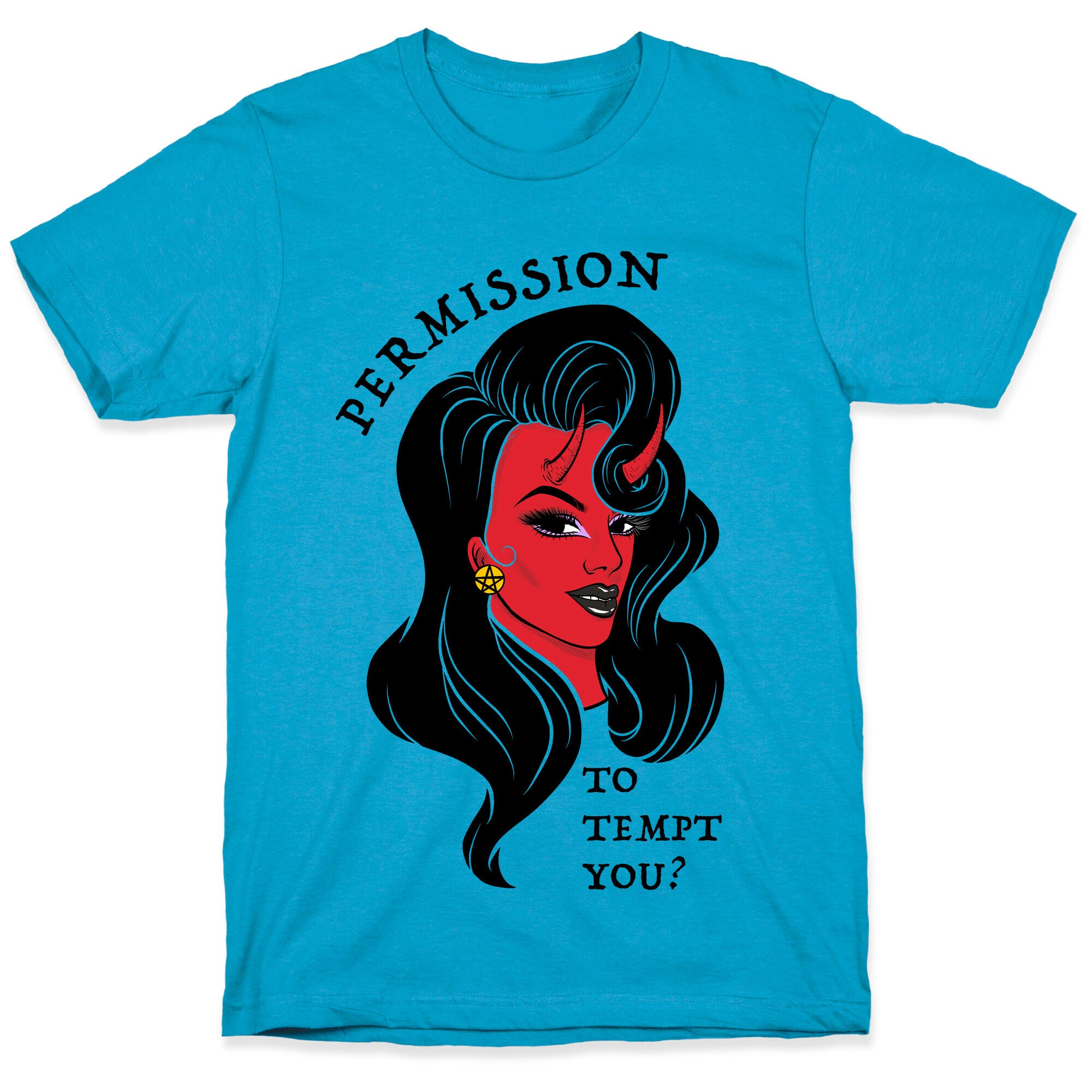 Permission To Tempt You? Unisex Triblend Tee