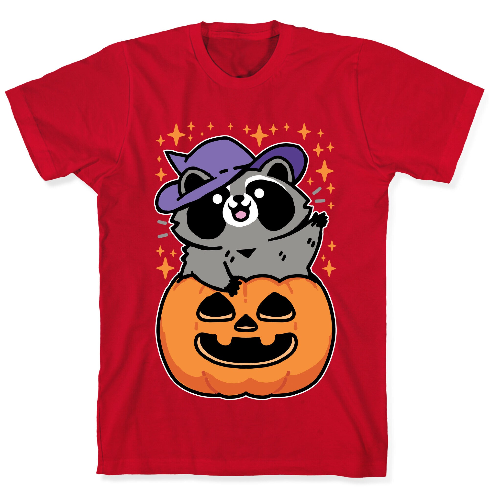 Cute Halloween Raccoon T-Shirt