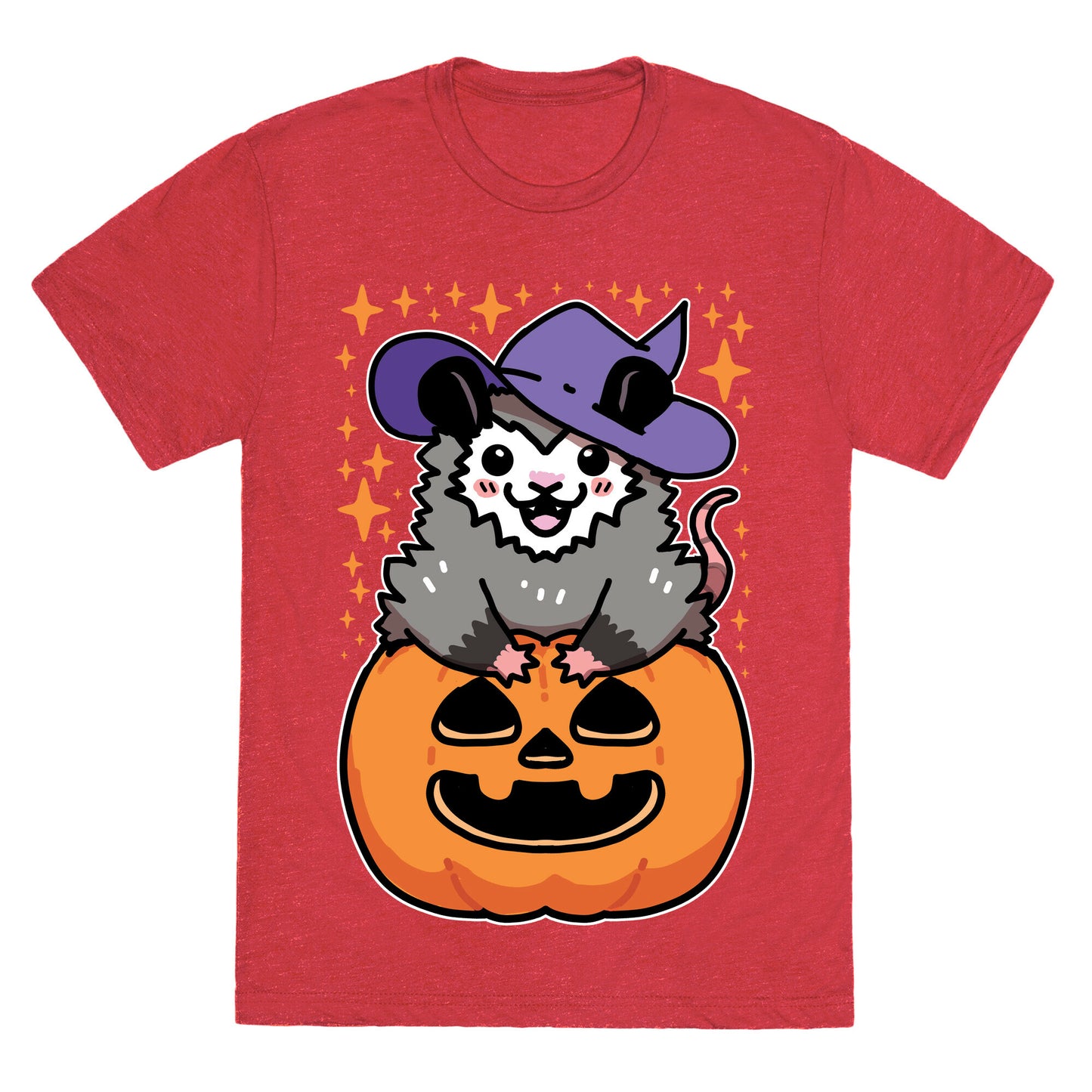 Cute Halloween Possum Unisex Triblend Tee