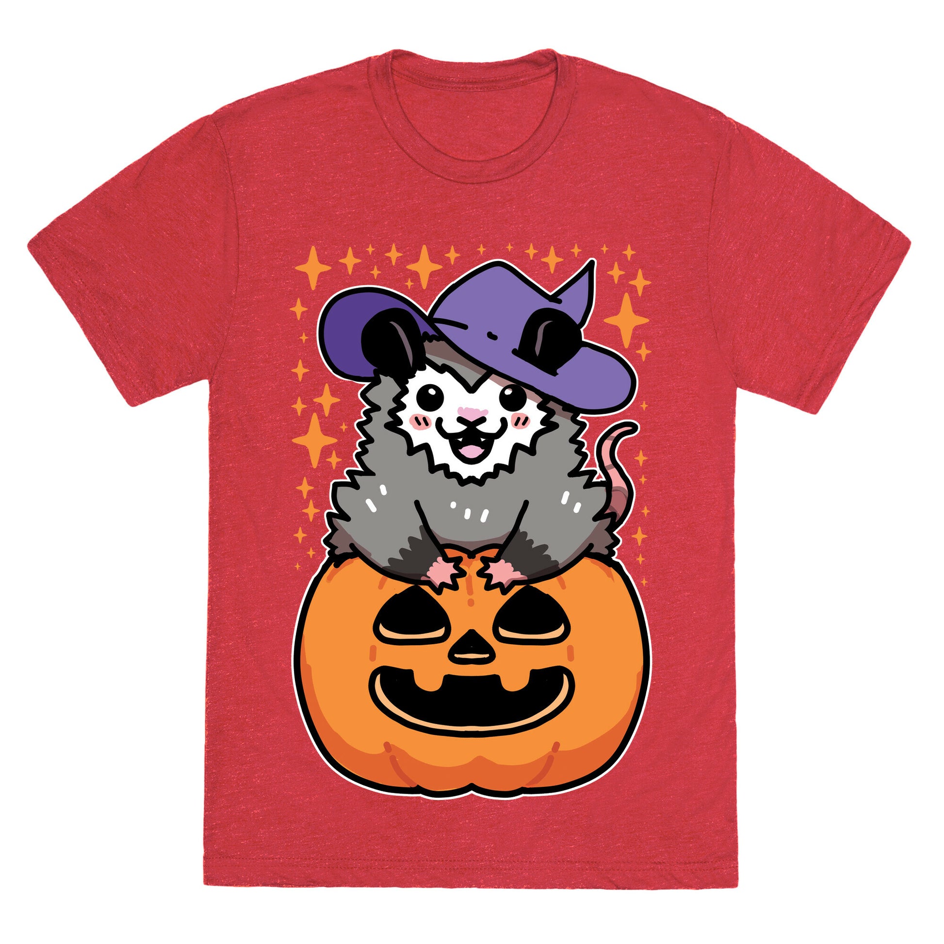 Cute Halloween Possum Unisex Triblend Tee