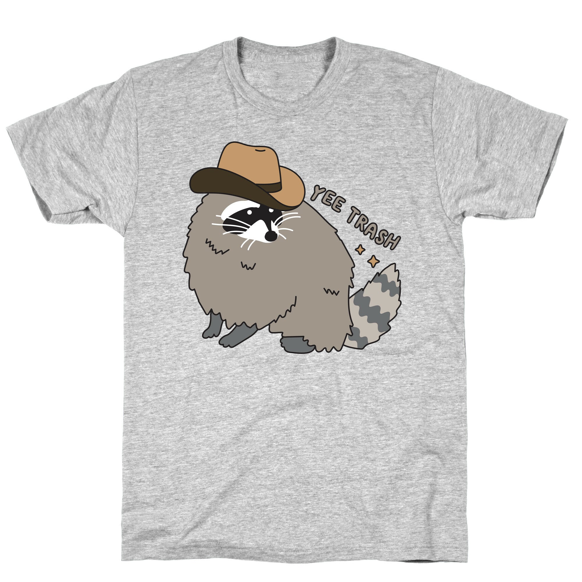 Yee Trash Cowboy Raccoon T-Shirt