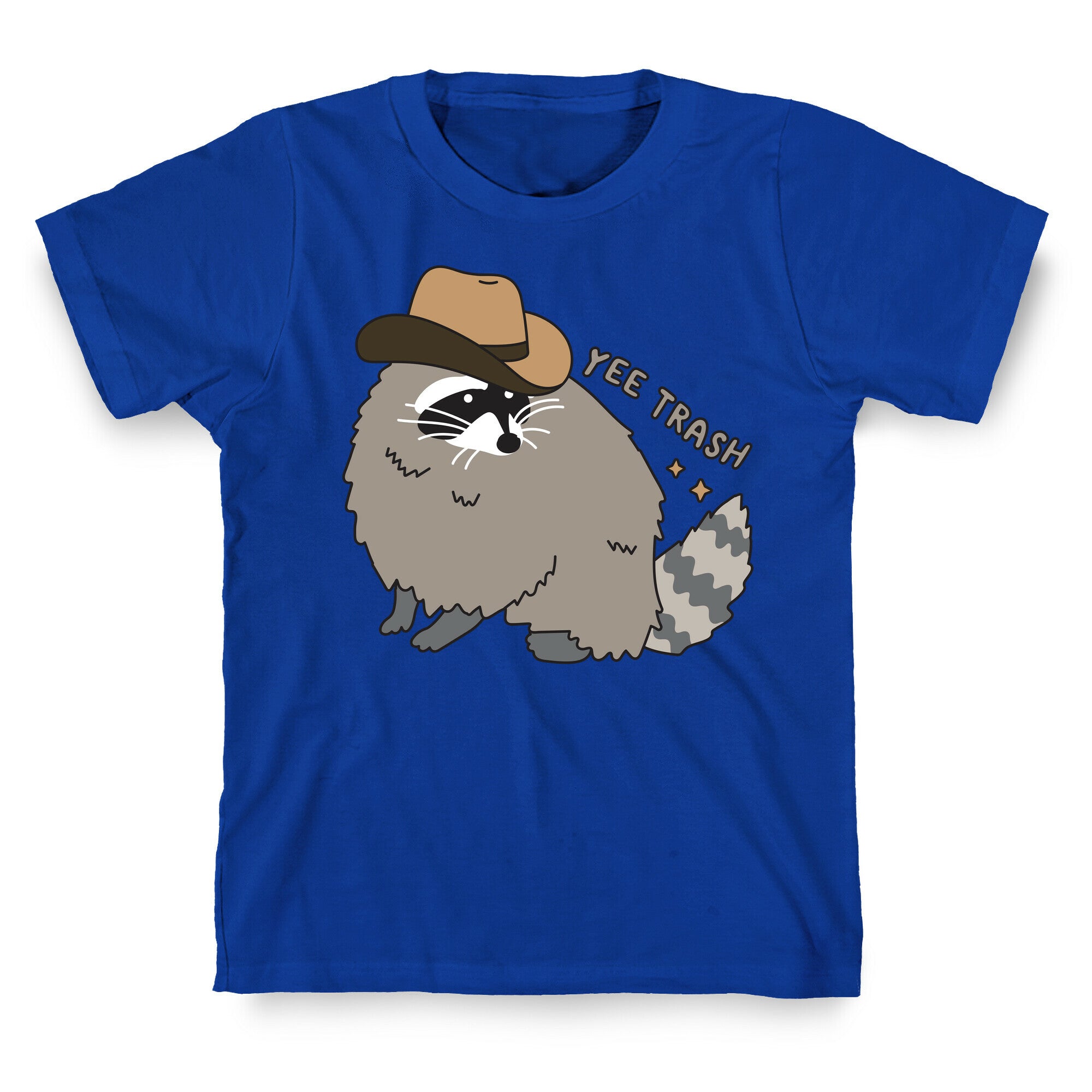Yee Trash Cowboy Raccoon T-Shirt