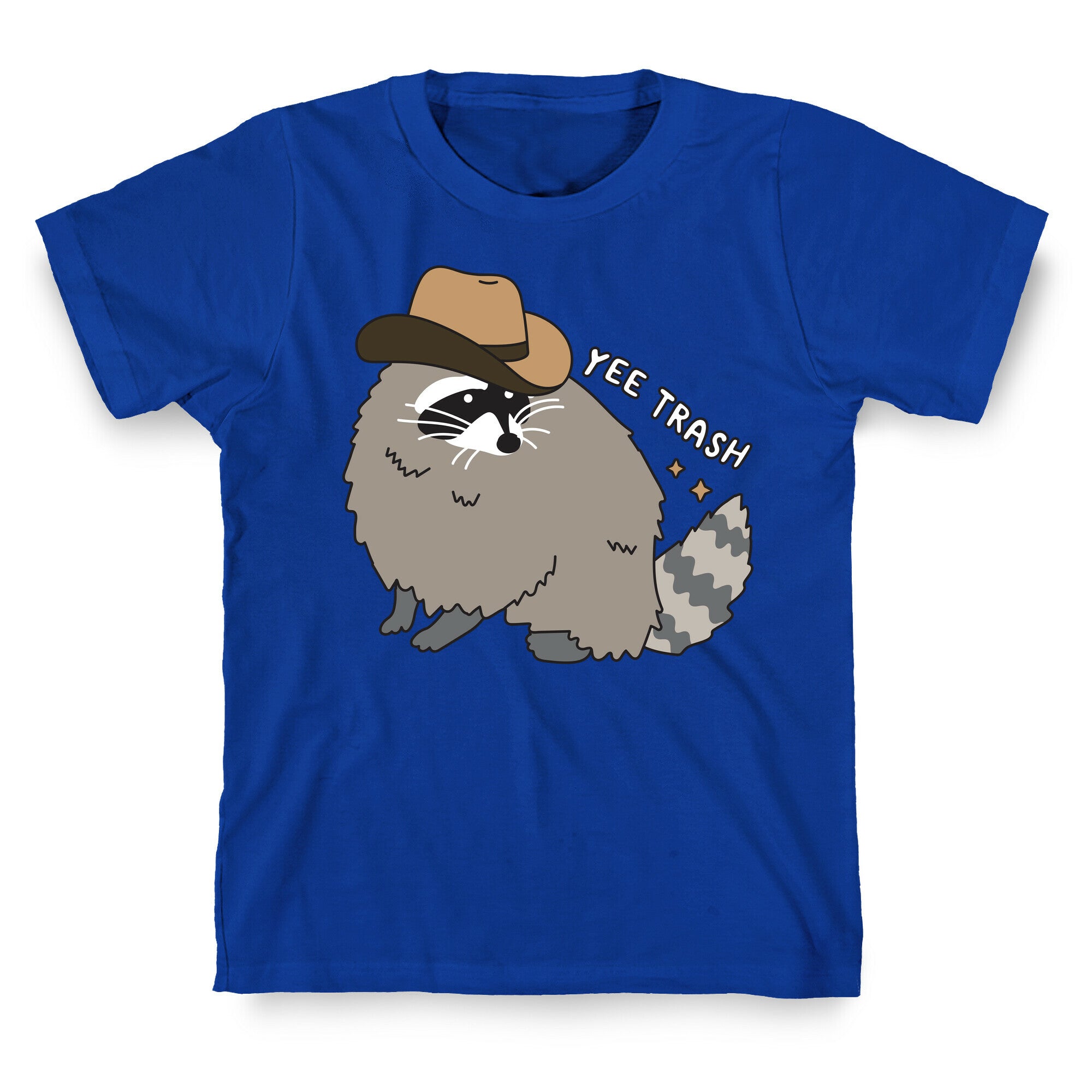 Yee Trash Cowboy Raccoon T-Shirt