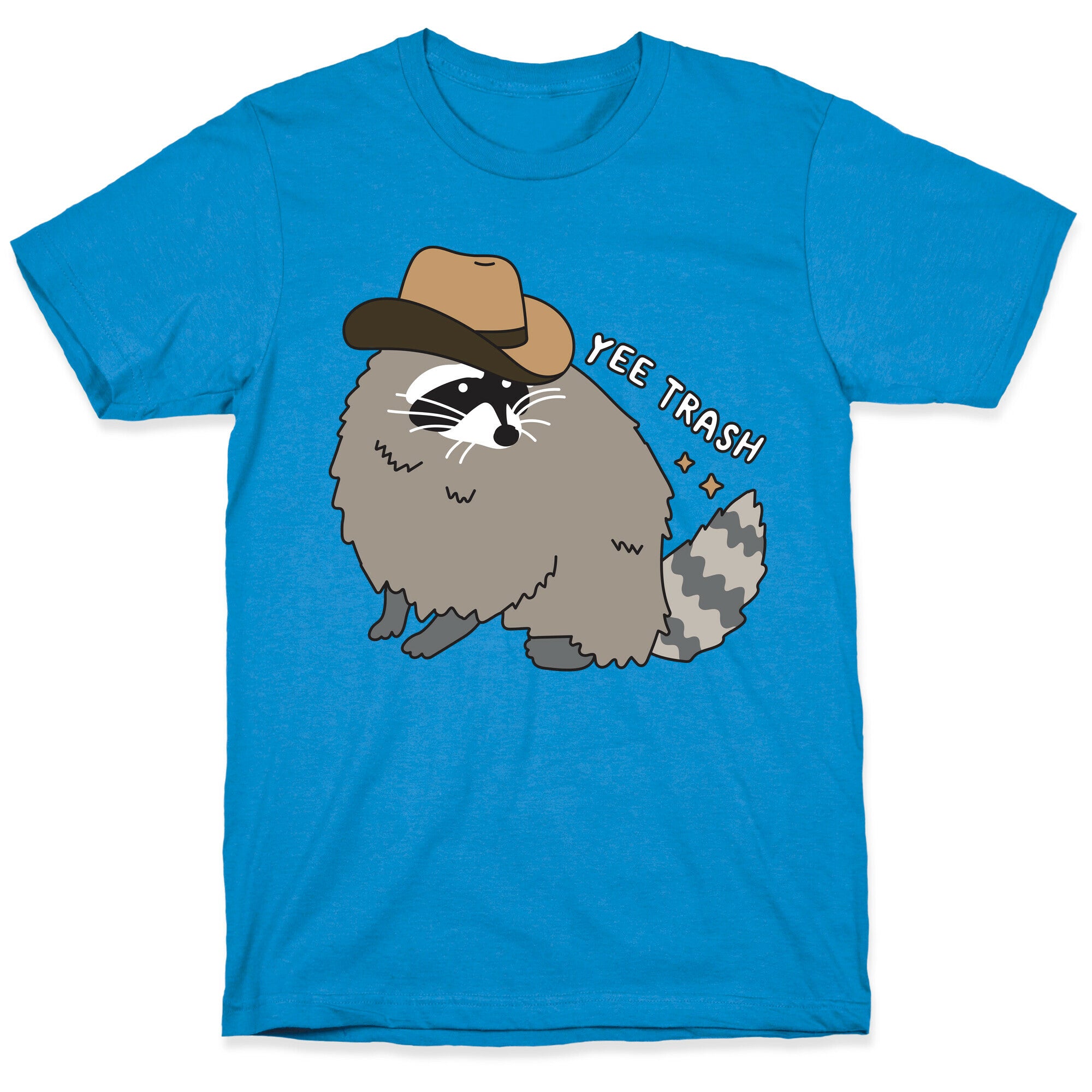 Yee Trash Cowboy Raccoon T-Shirt