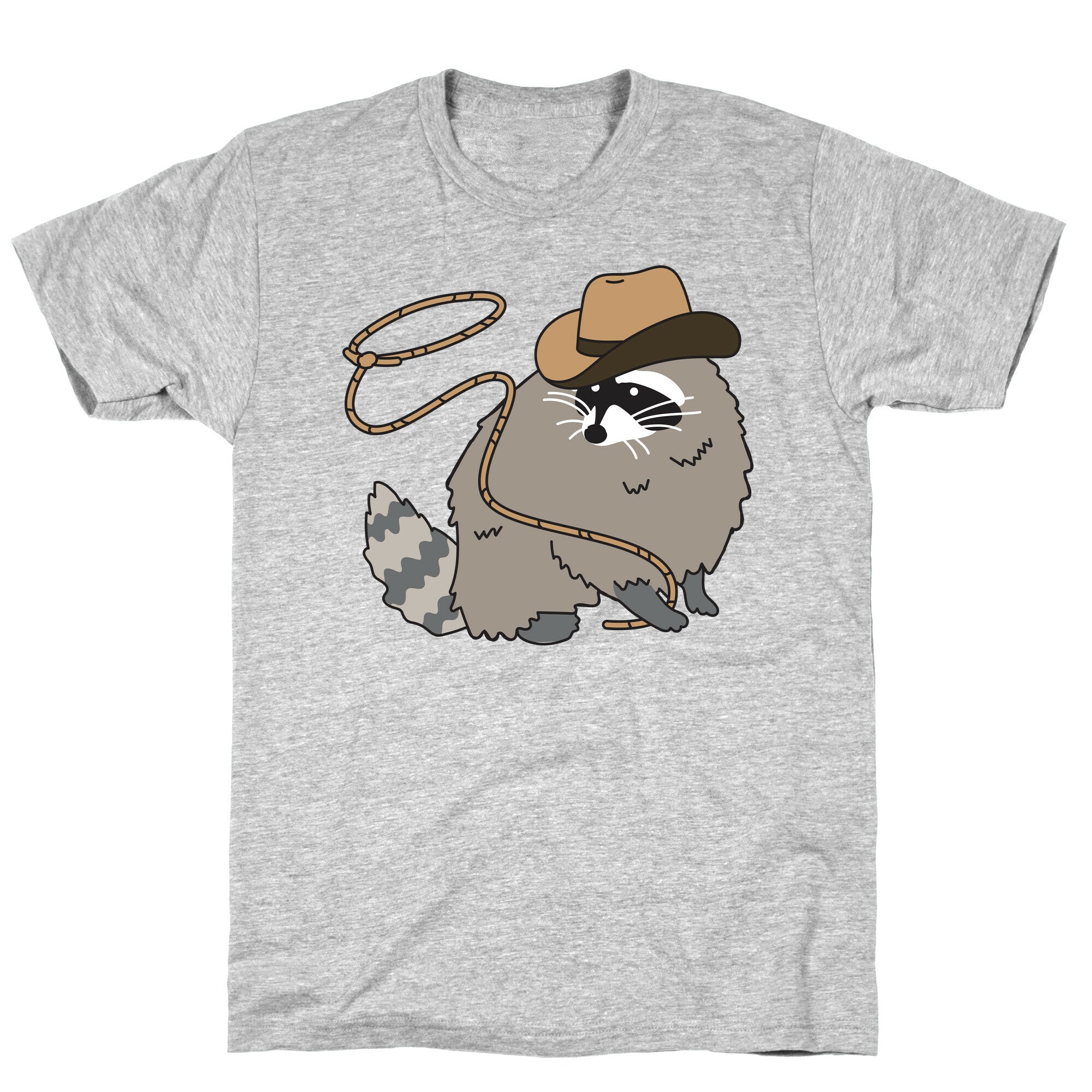 Cowboy Raccoon Lasso T-Shirt
