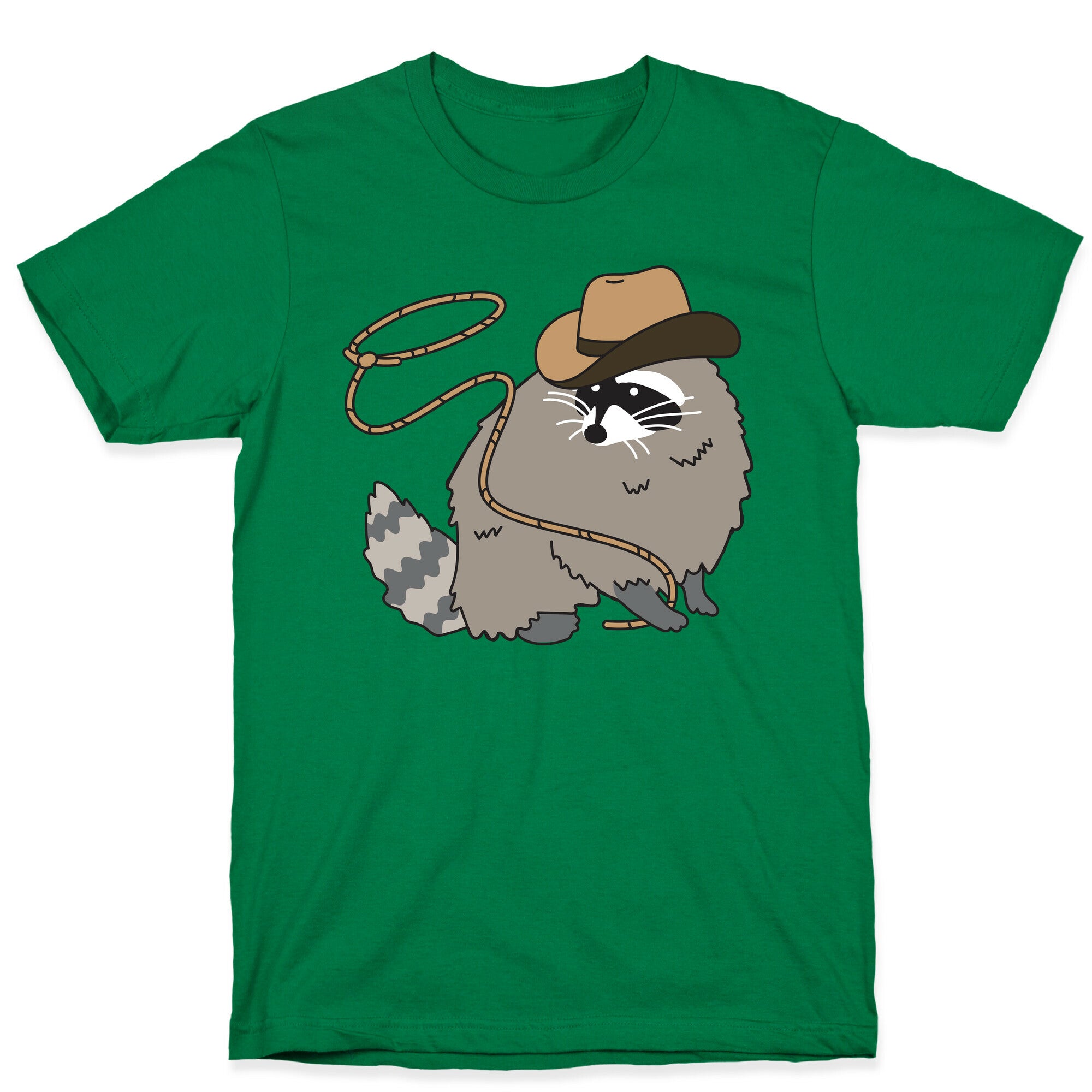 Cowboy Raccoon Lasso T-Shirt