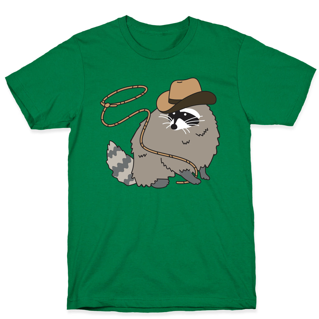 Cowboy Raccoon Lasso T-Shirt