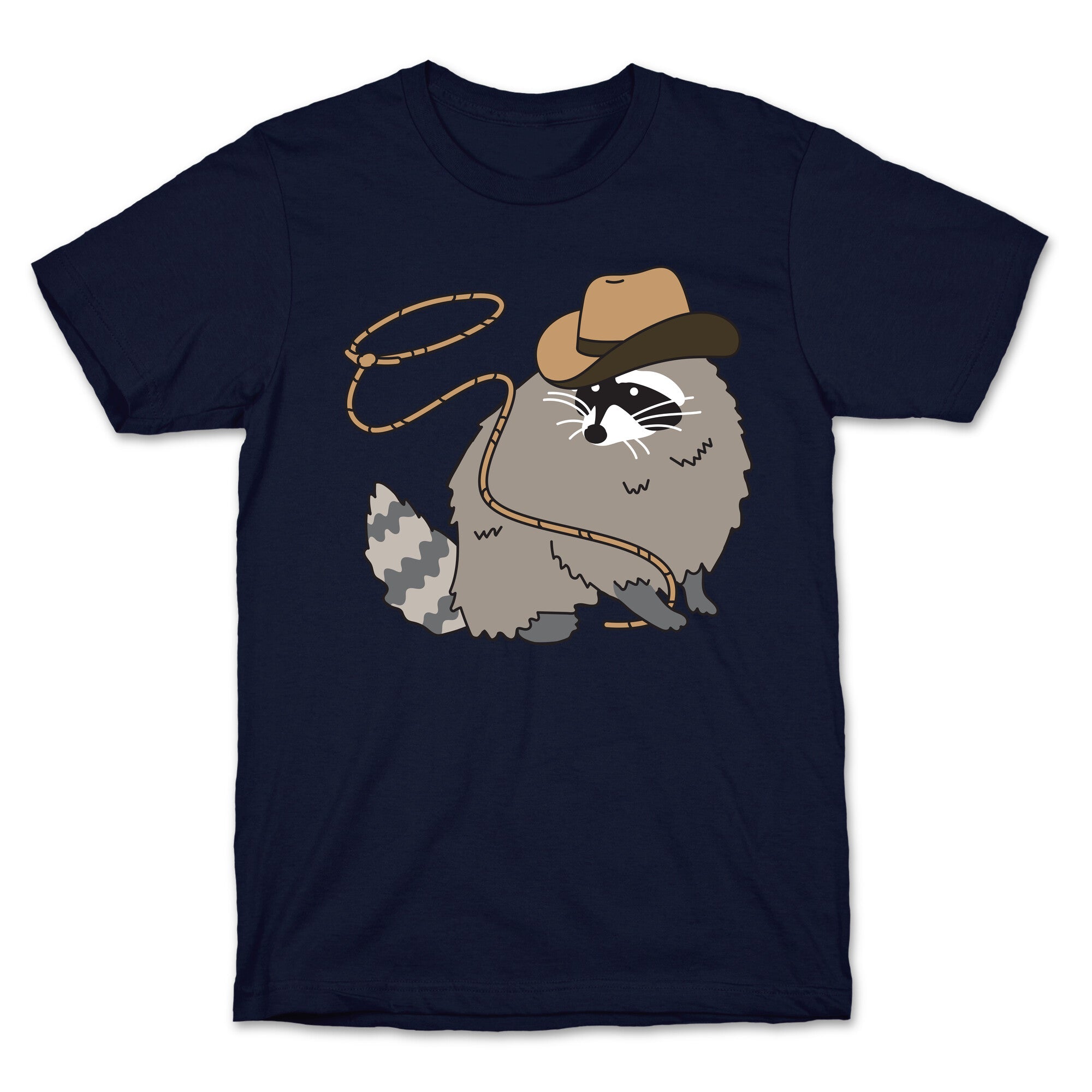 Cowboy Raccoon Lasso T-Shirt
