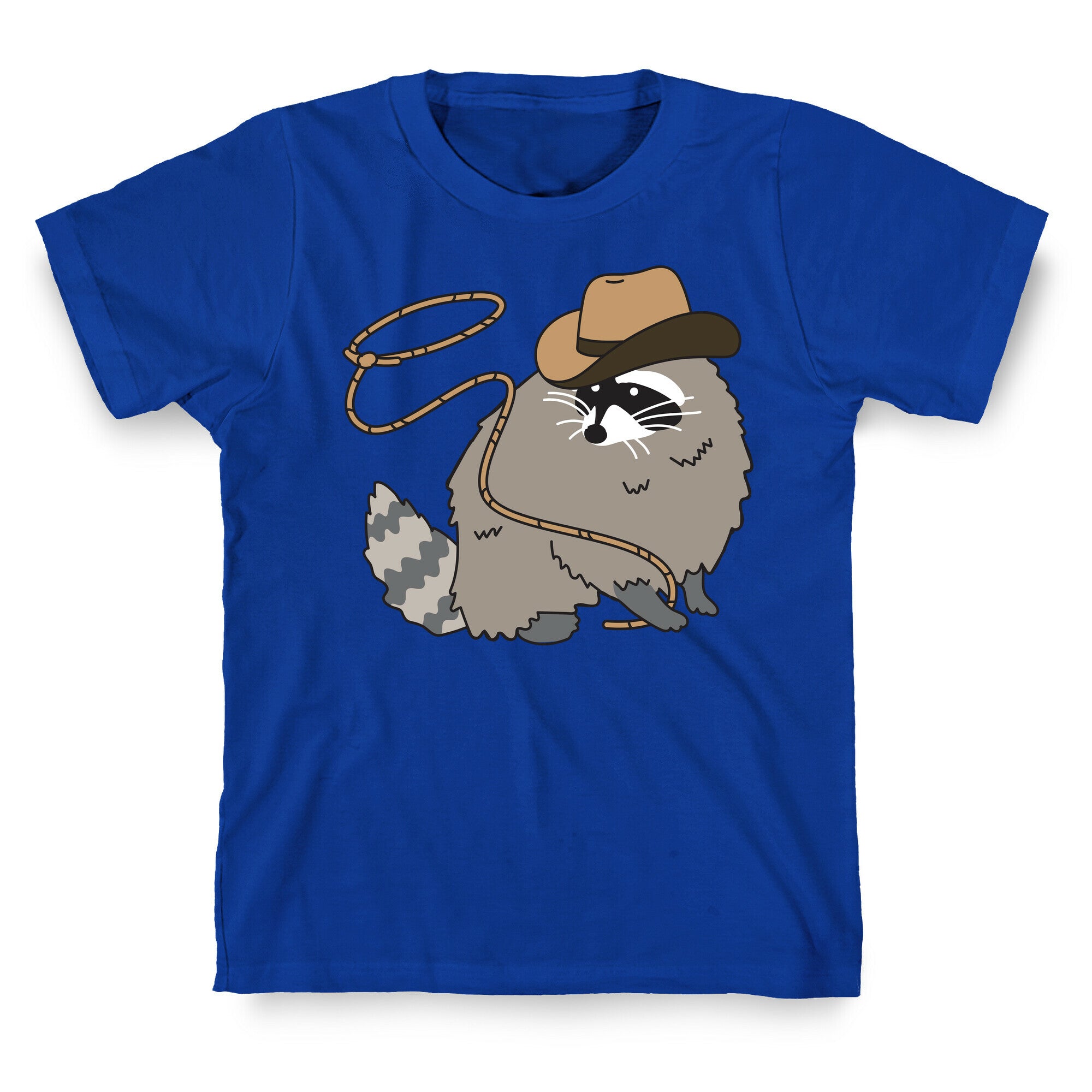 Cowboy Raccoon Lasso T-Shirt