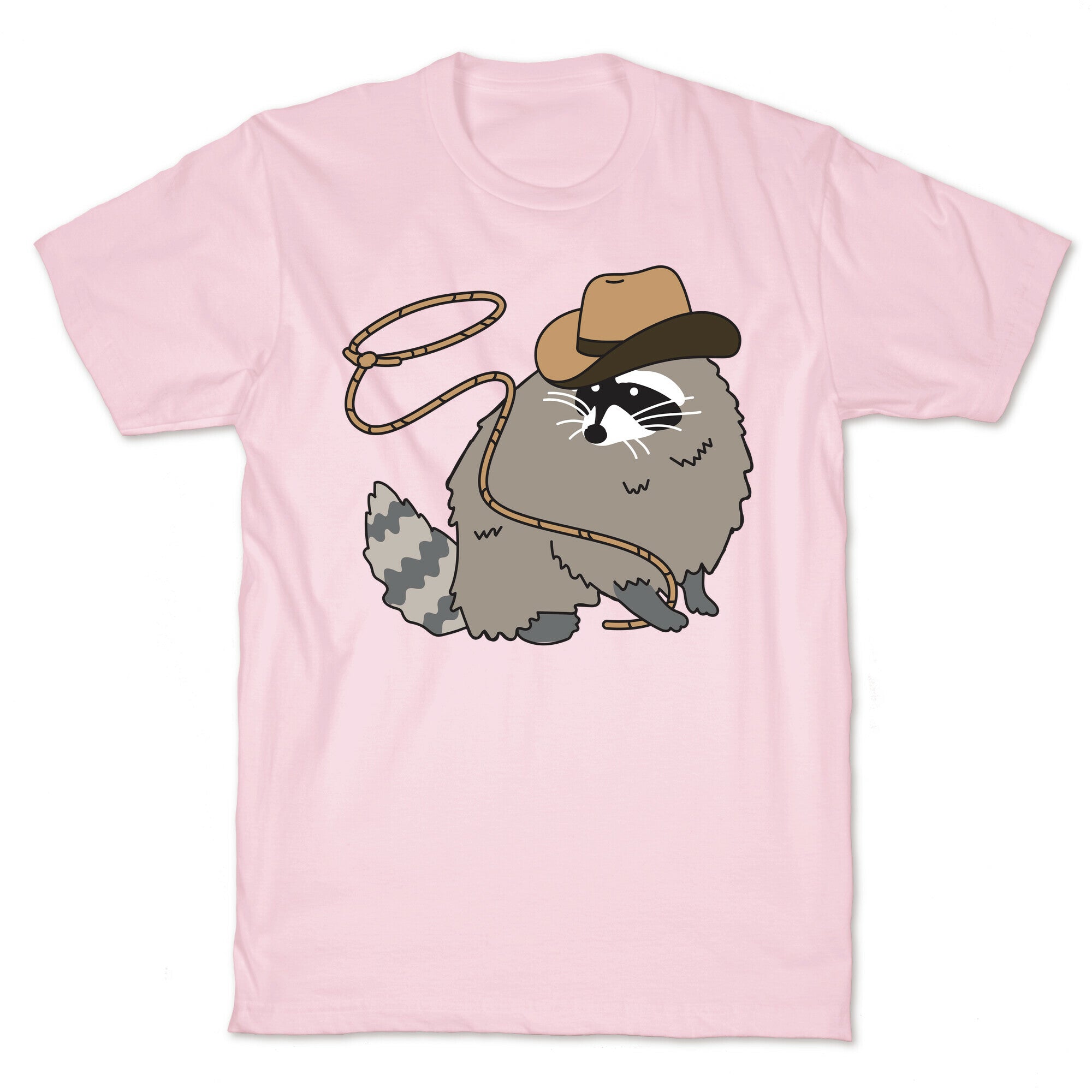 Cowboy Raccoon Lasso T-Shirt