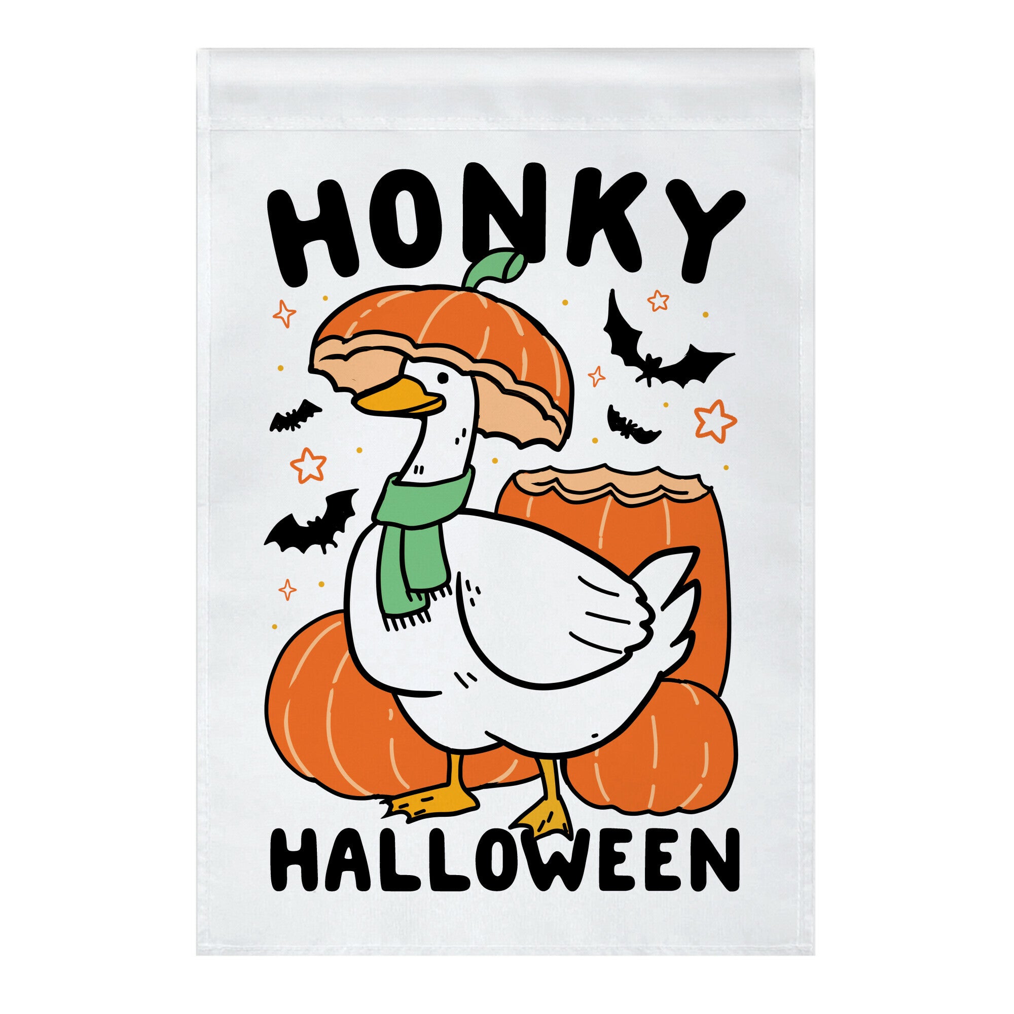 Honky Halloween Garden Flag