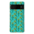 Green Carnation Pattern Phone Case