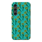 Green Carnation Pattern Phone Case