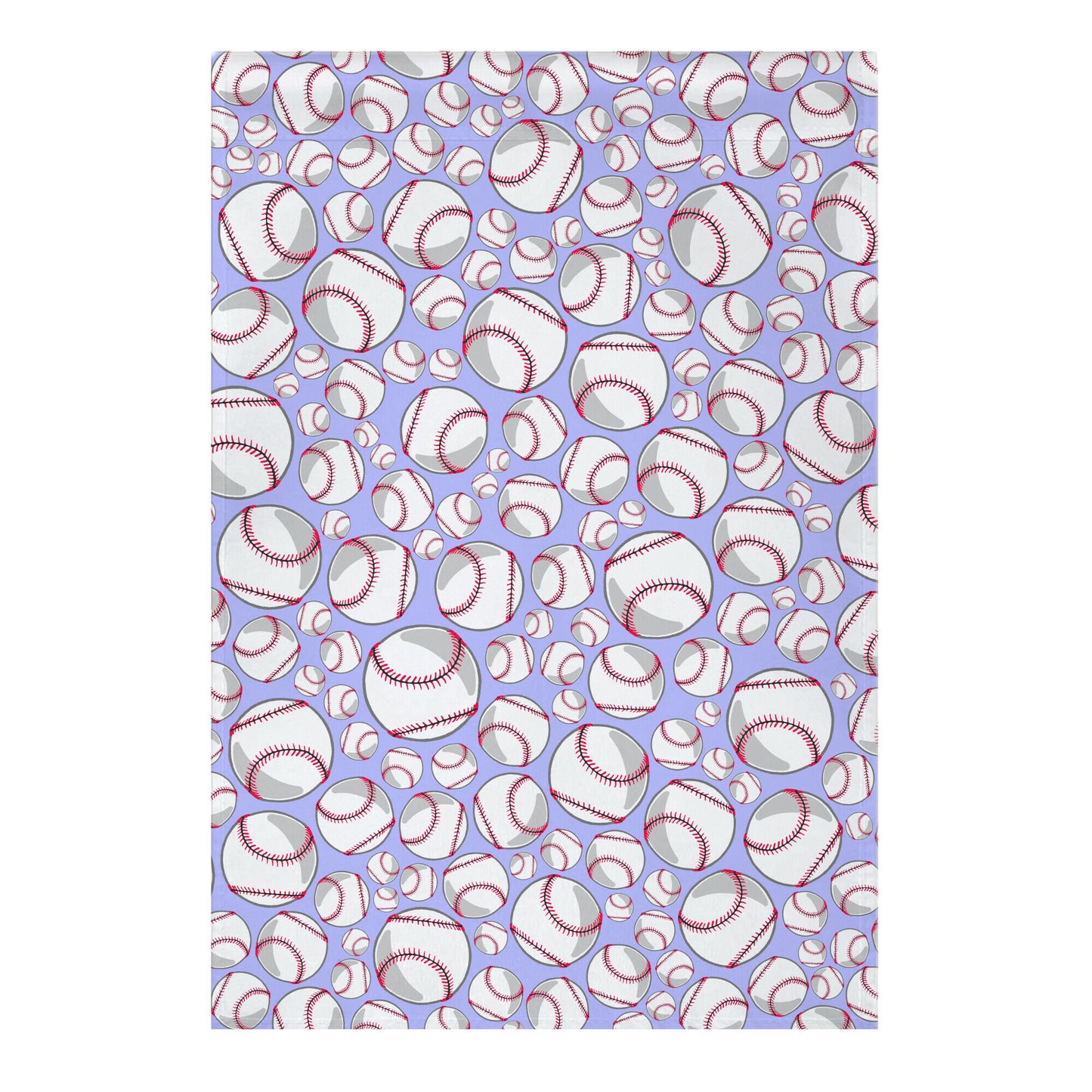 Baseballs Pattern Garden Flag