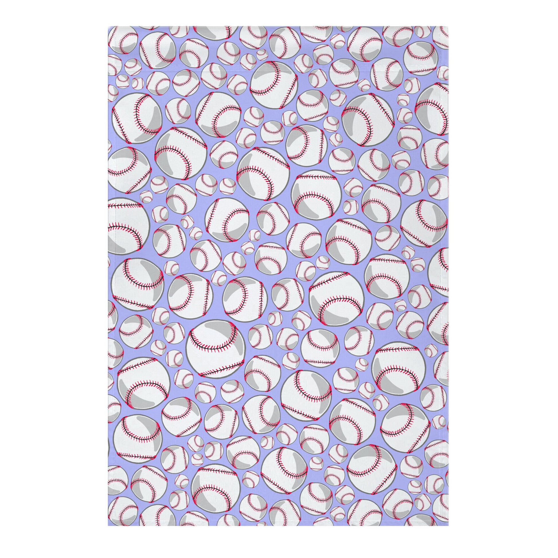 Baseballs Pattern Garden Flag