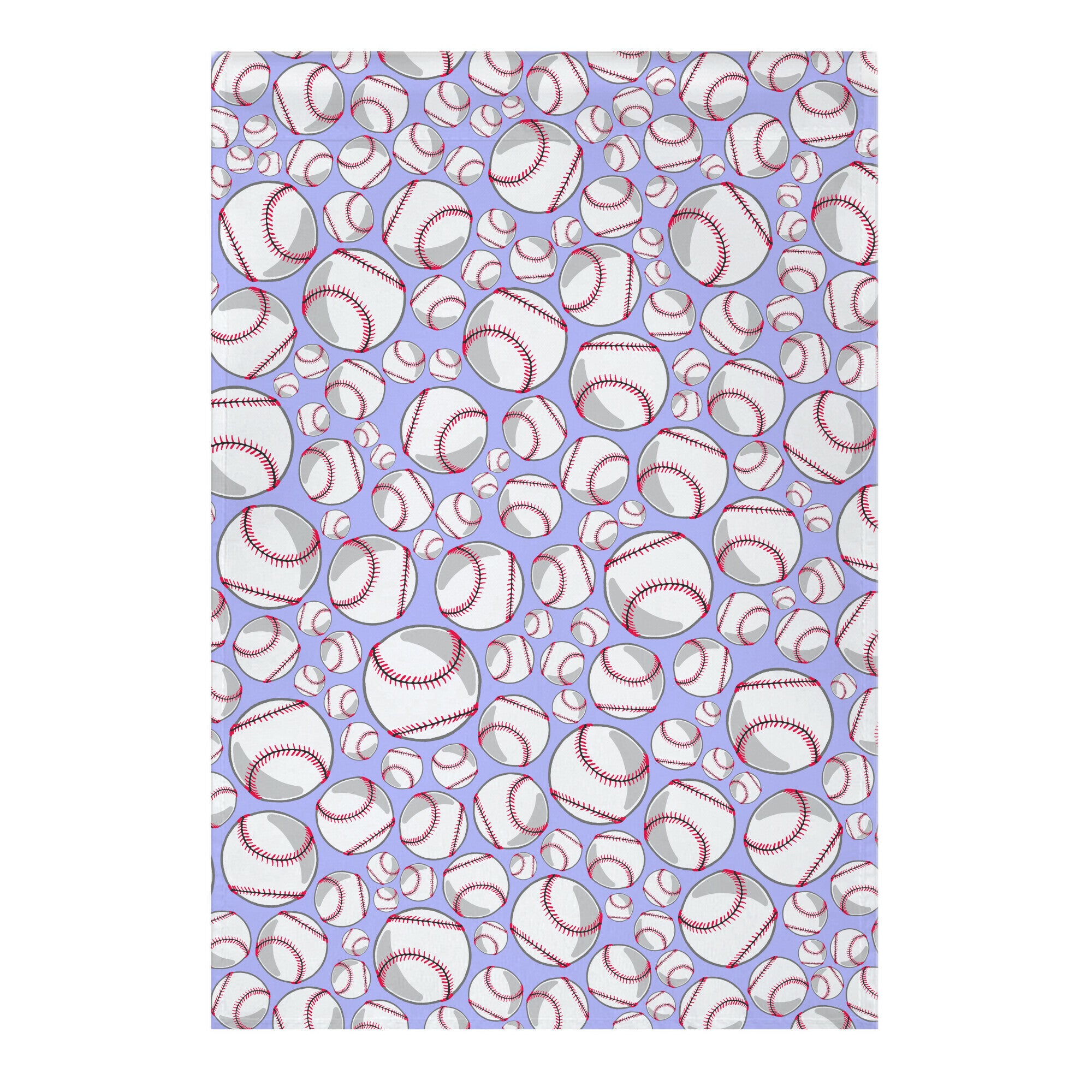 Baseballs Pattern Garden Flag