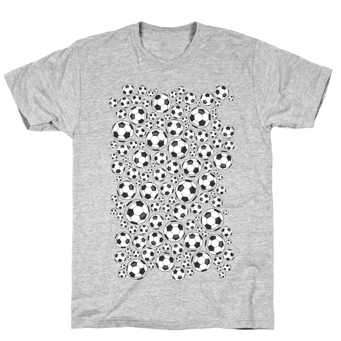 Soccer Balls Pattern T-Shirt