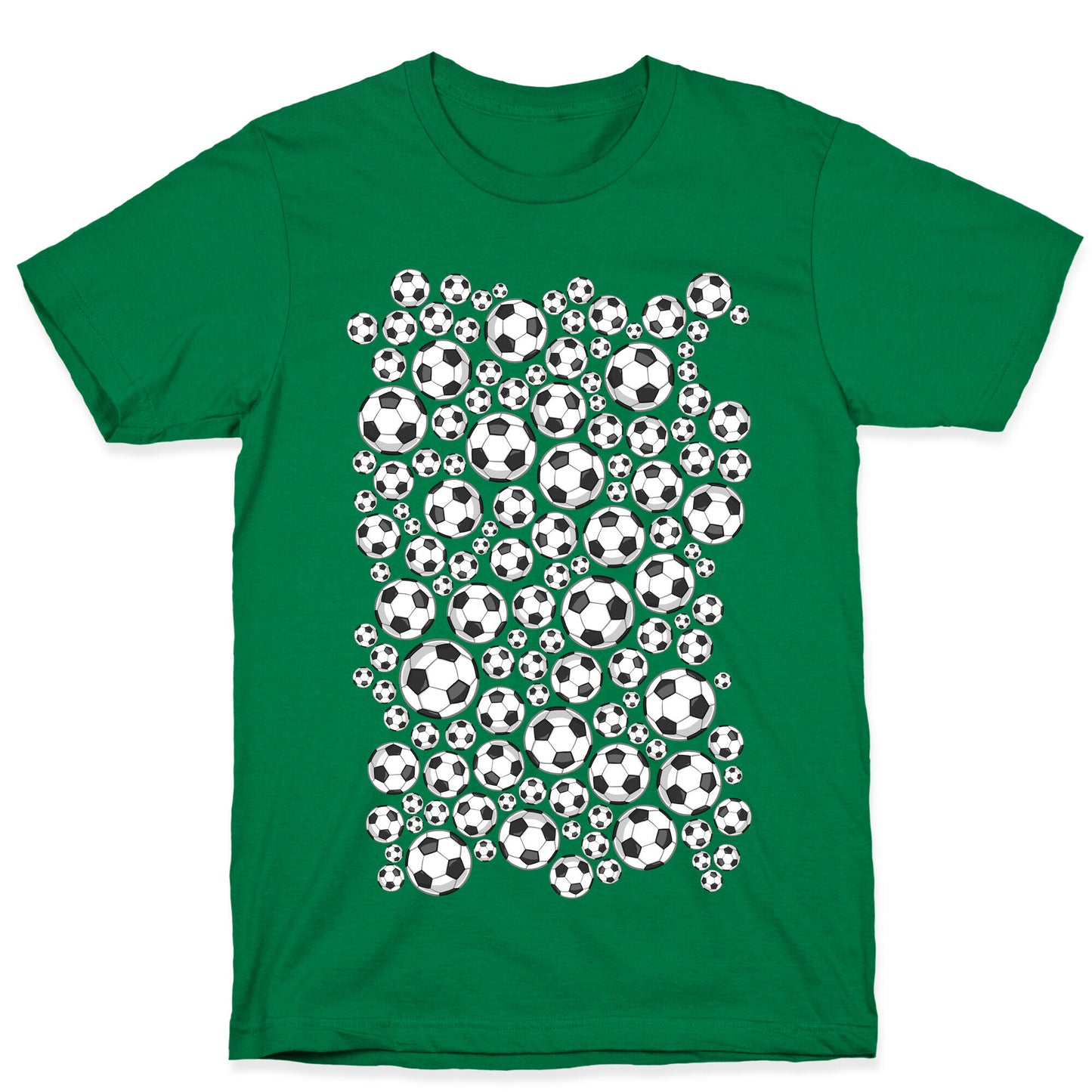 Soccer Balls Pattern T-Shirt