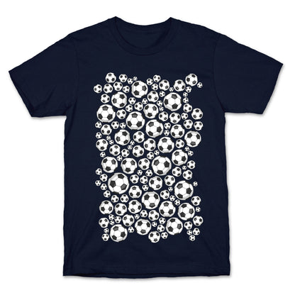 Soccer Balls Pattern T-Shirt