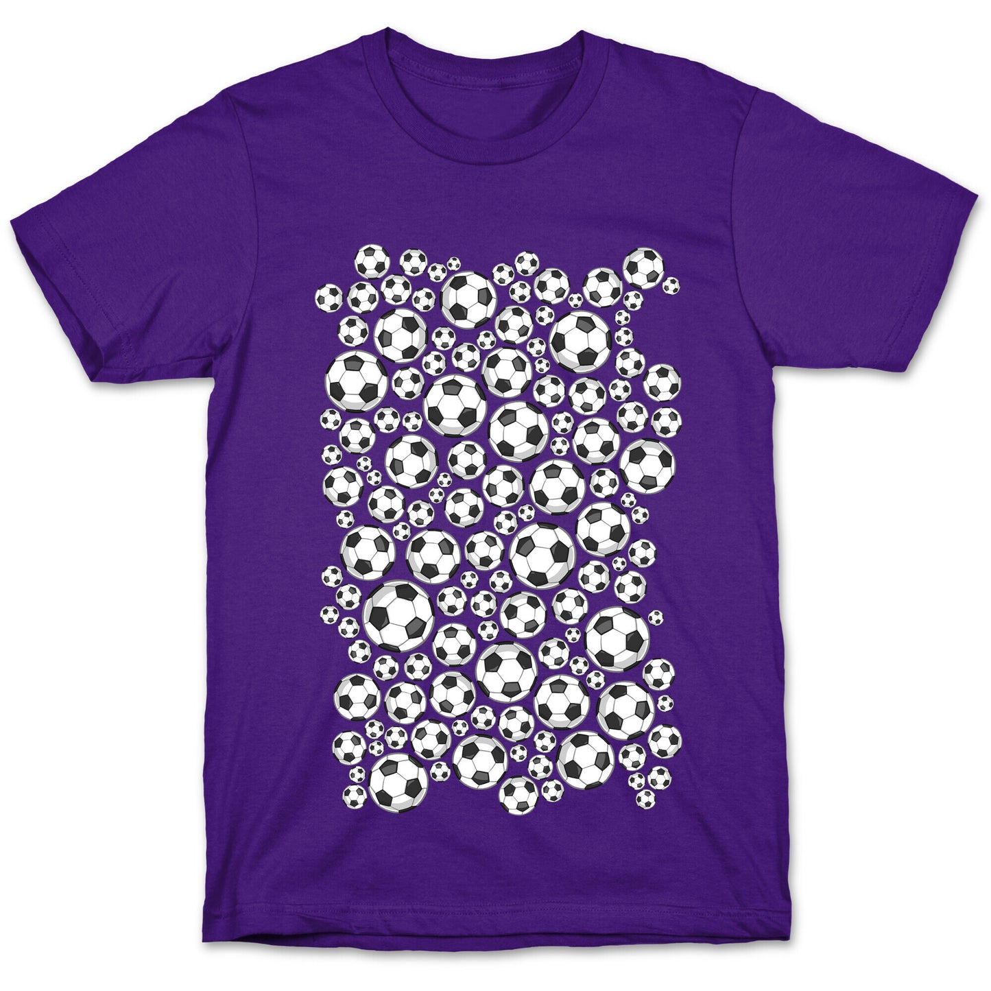 Soccer Balls Pattern T-Shirt