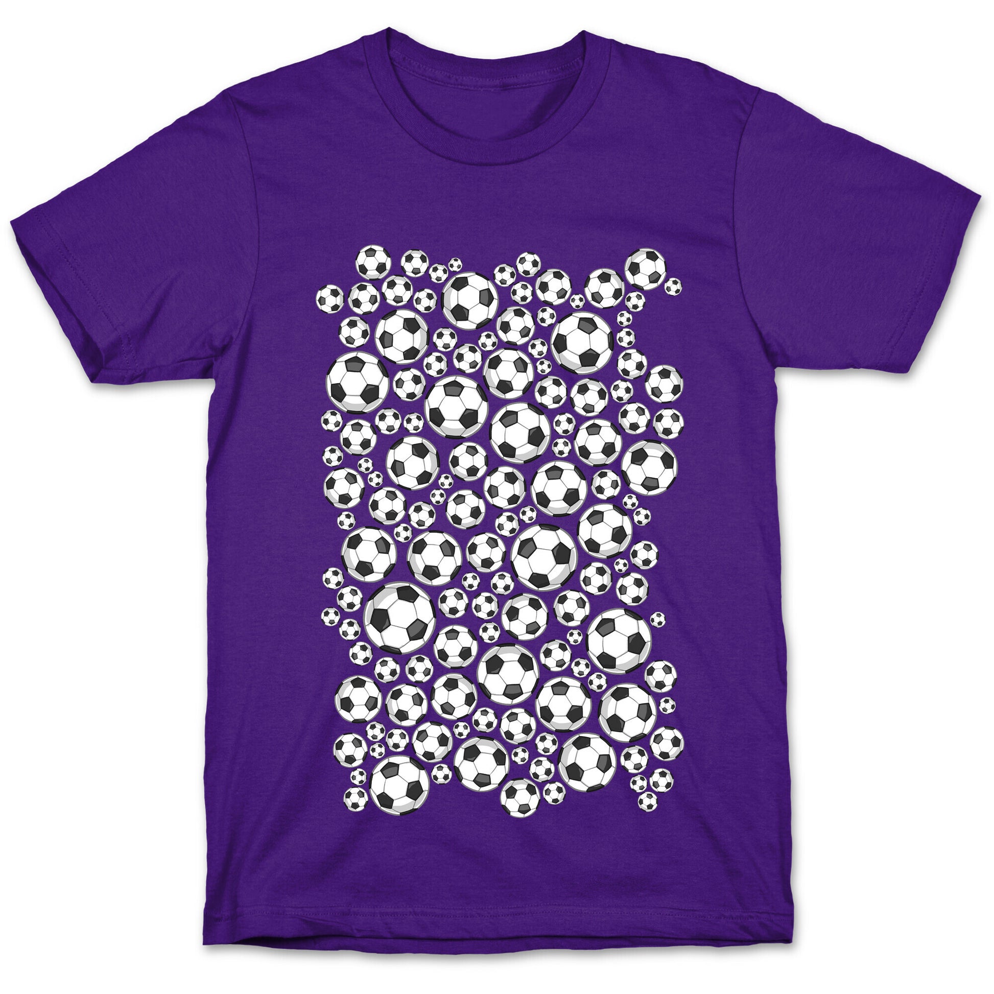 Soccer Balls Pattern T-Shirt