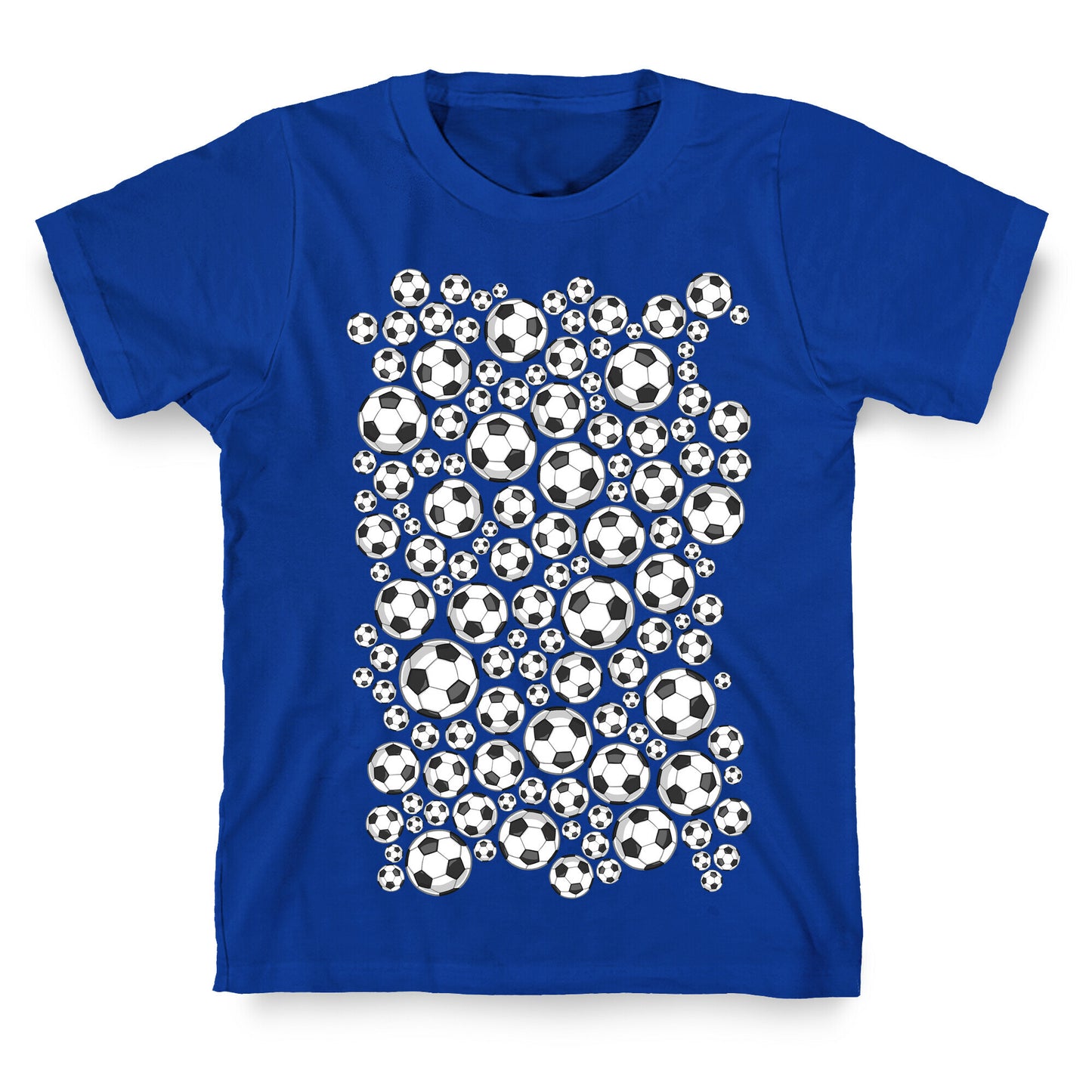 Soccer Balls Pattern T-Shirt
