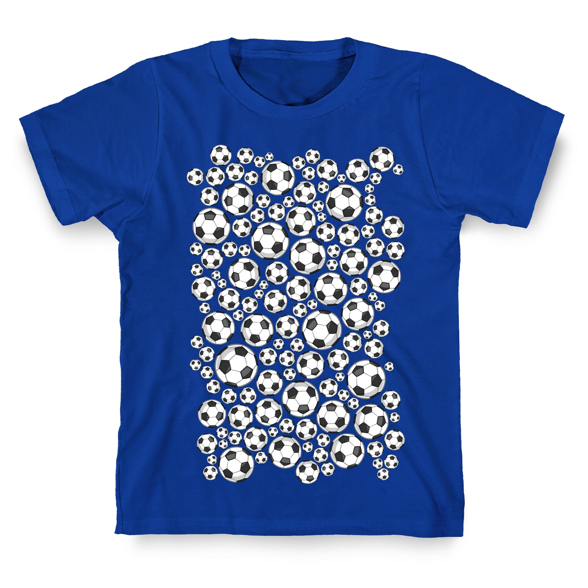 Soccer Balls Pattern T-Shirt