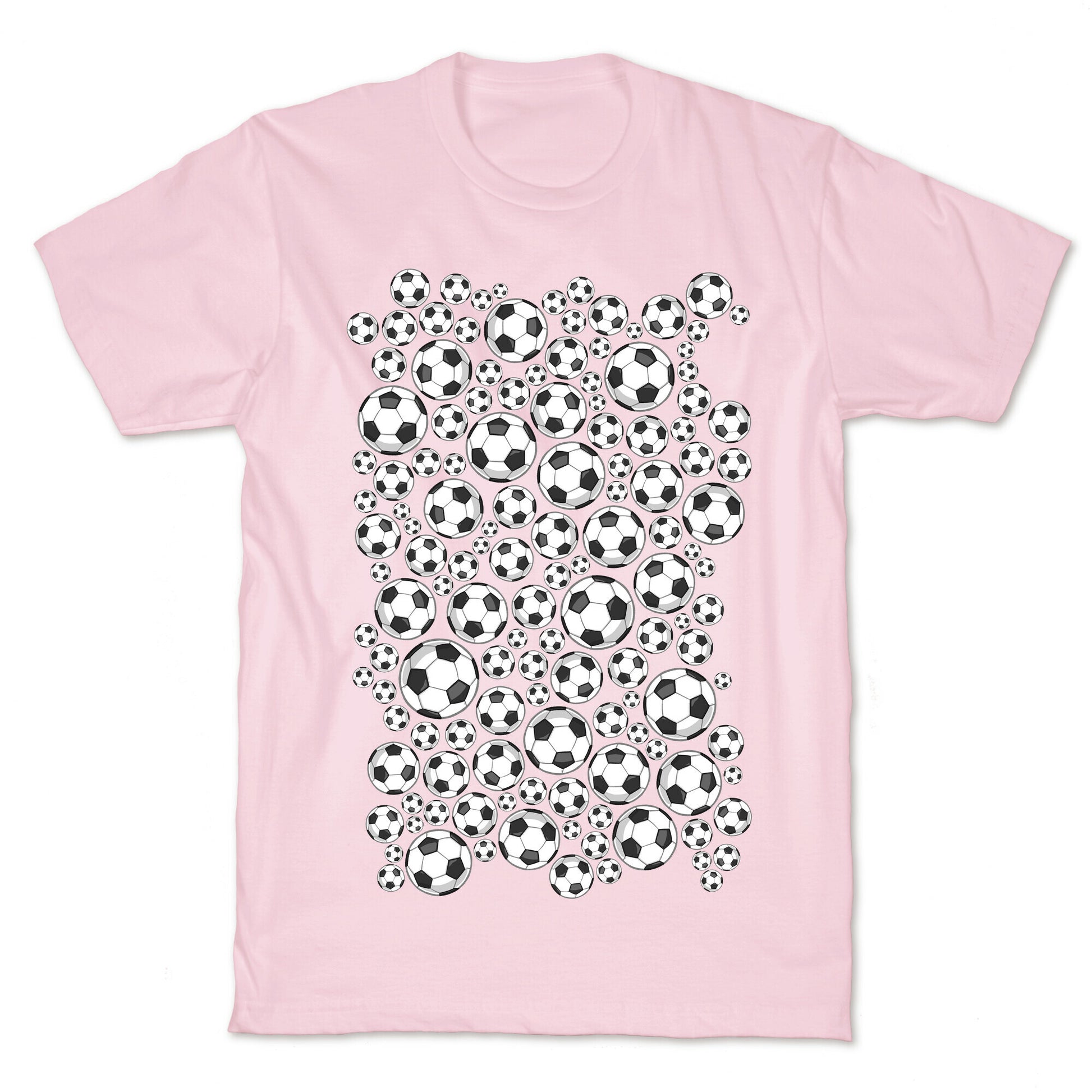 Soccer Balls Pattern T-Shirt