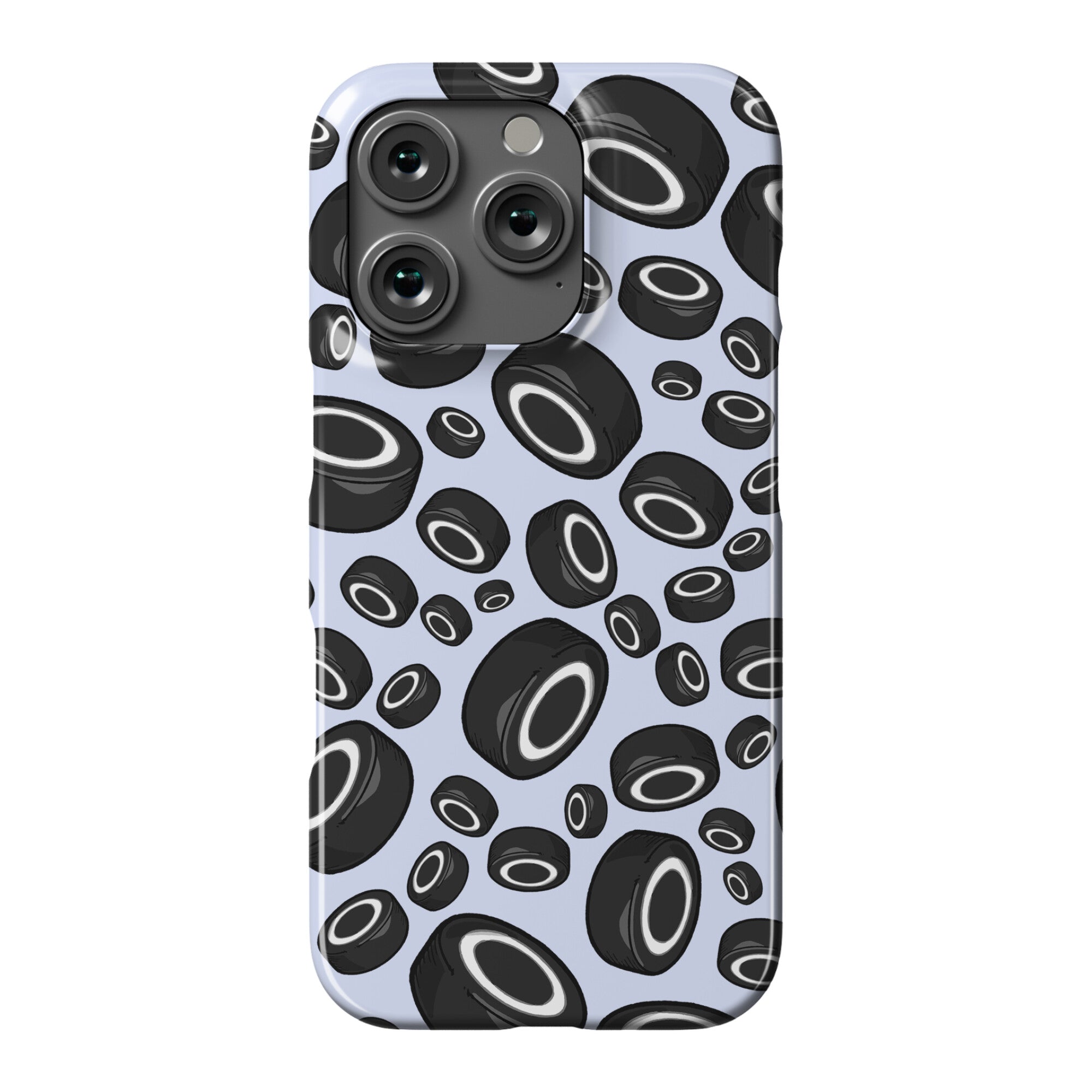 Hockey Pucks Pattern Phone Case