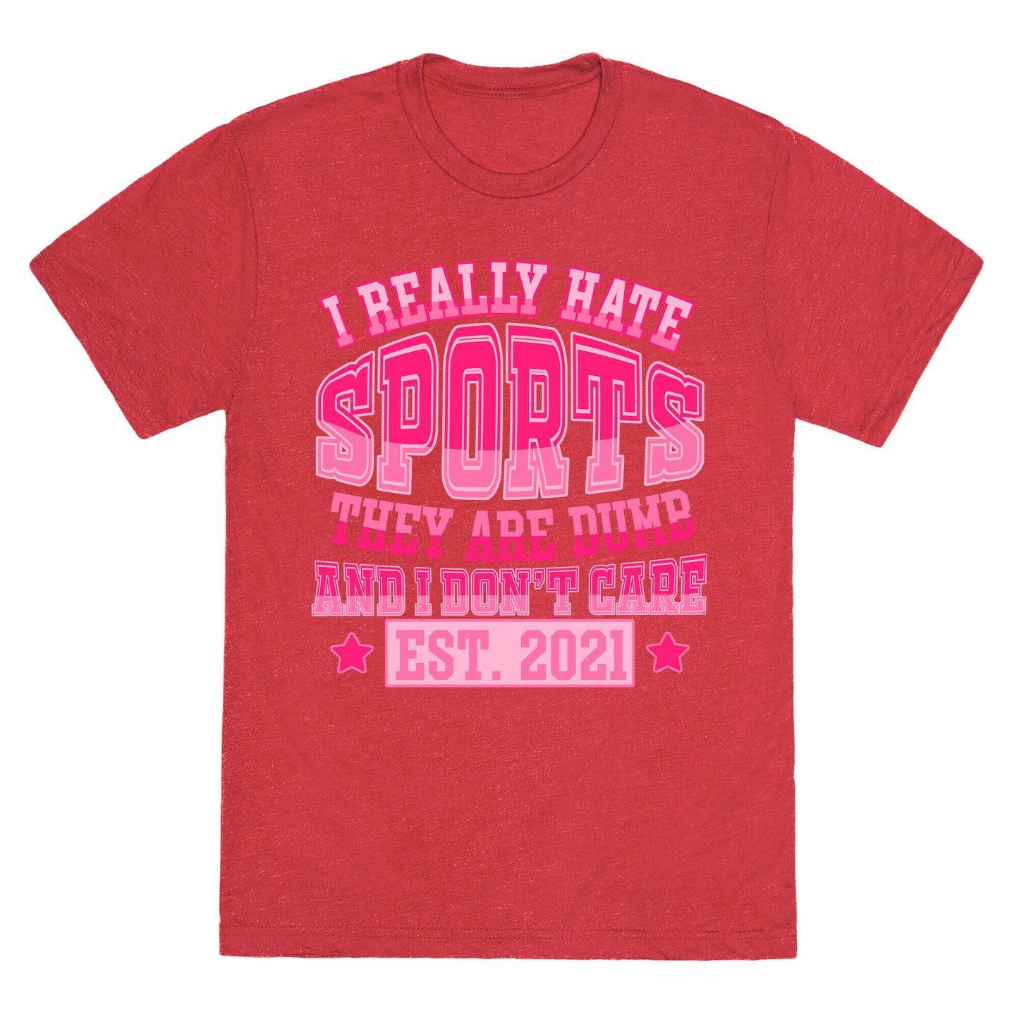 I Really Hate Sports Unisex Triblend Tee
