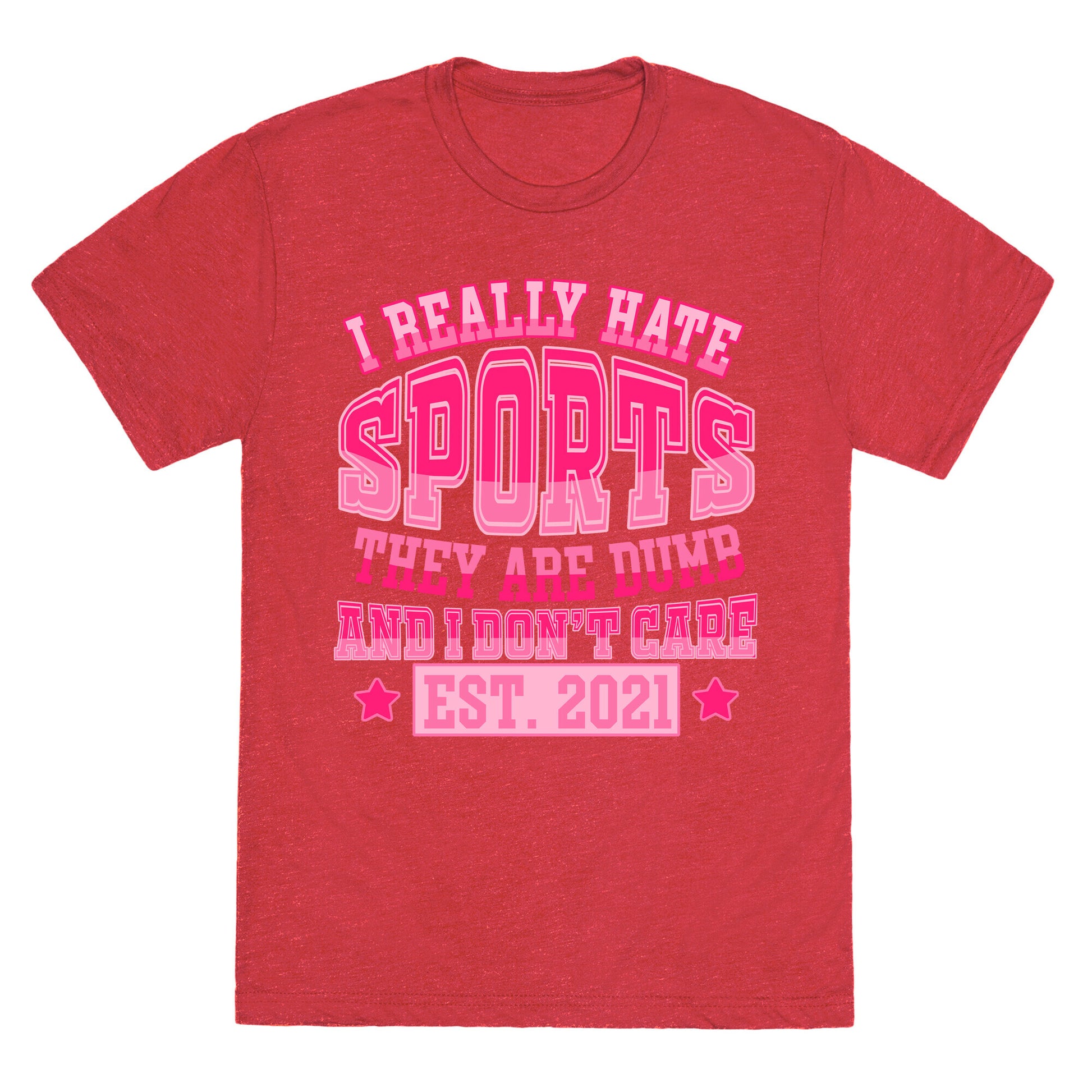 I Really Hate Sports Unisex Triblend Tee