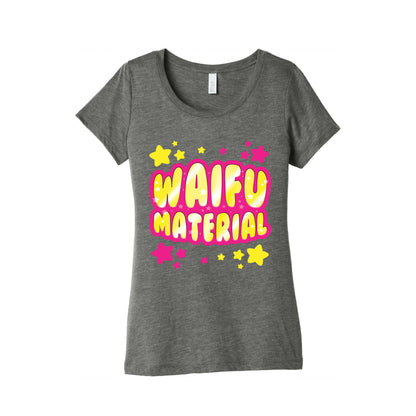 Waifu Material Women's Triblend Tee