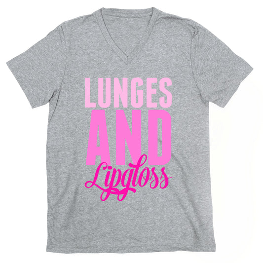 Lunges and Lipgloss V-Neck