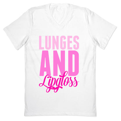 Lunges and Lipgloss V-Neck