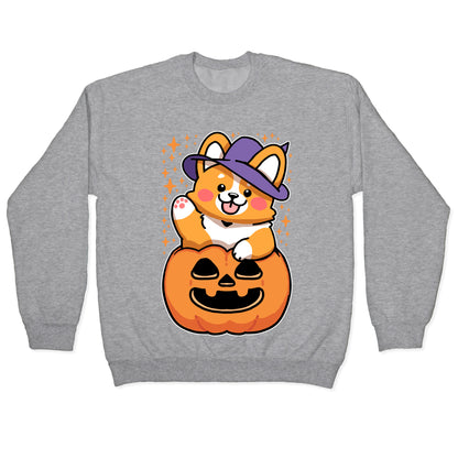 Cute Halloween Corgi Crewneck Sweatshirt