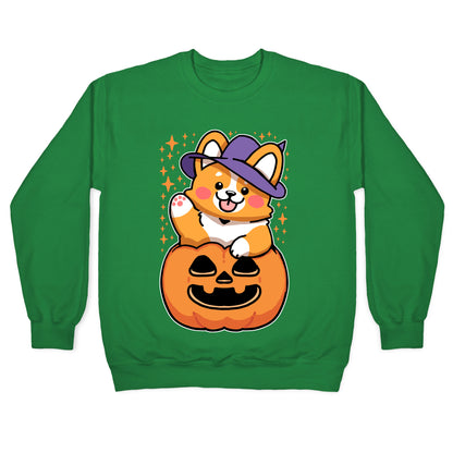 Cute Halloween Corgi Crewneck Sweatshirt