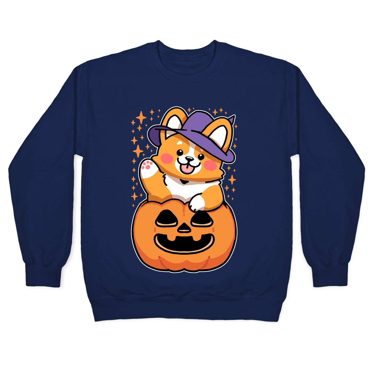 Cute Halloween Corgi Crewneck Sweatshirt
