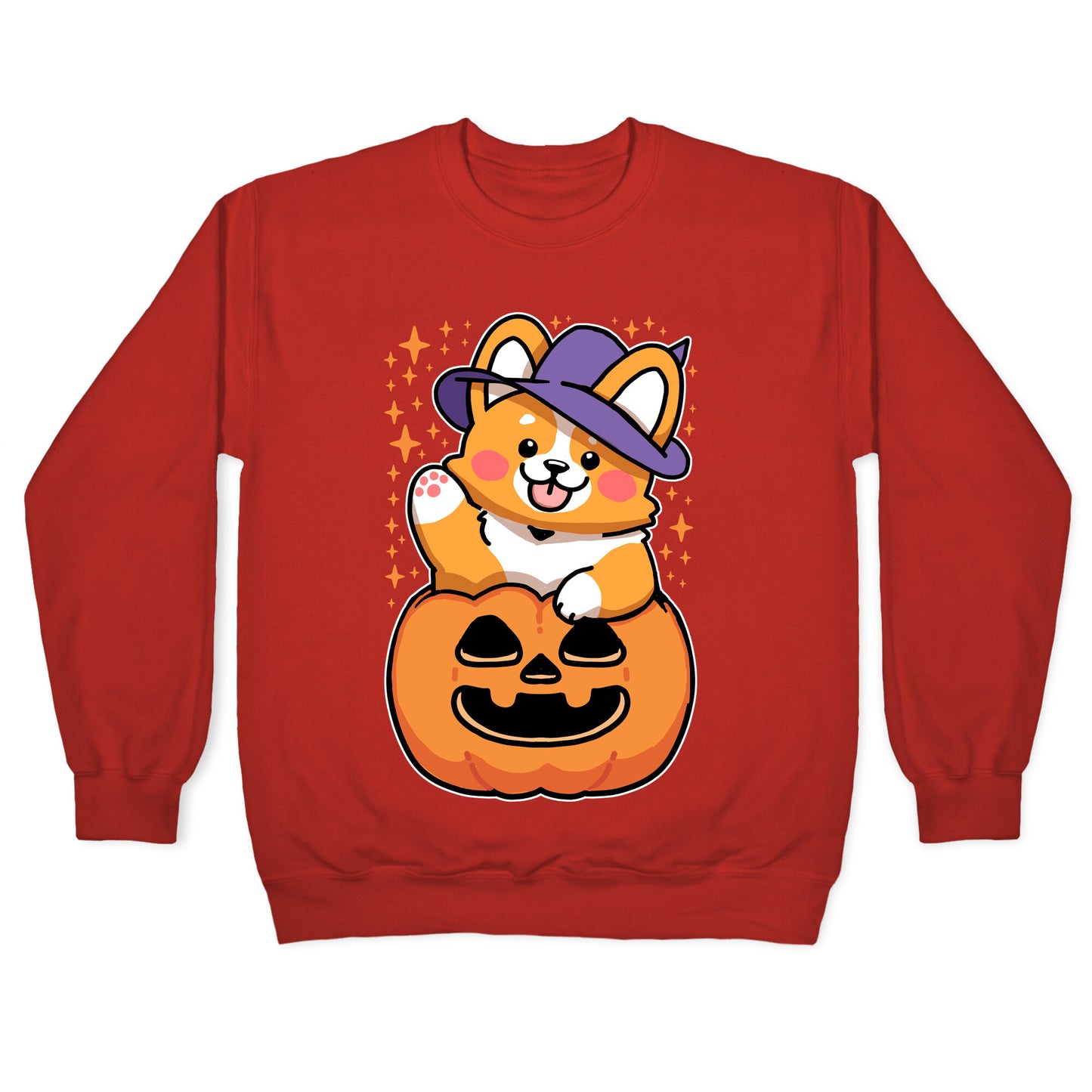 Cute Halloween Corgi Crewneck Sweatshirt