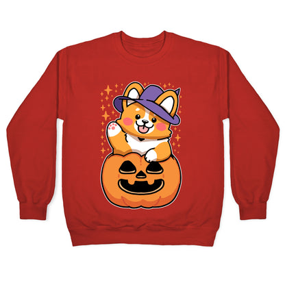 Cute Halloween Corgi Crewneck Sweatshirt