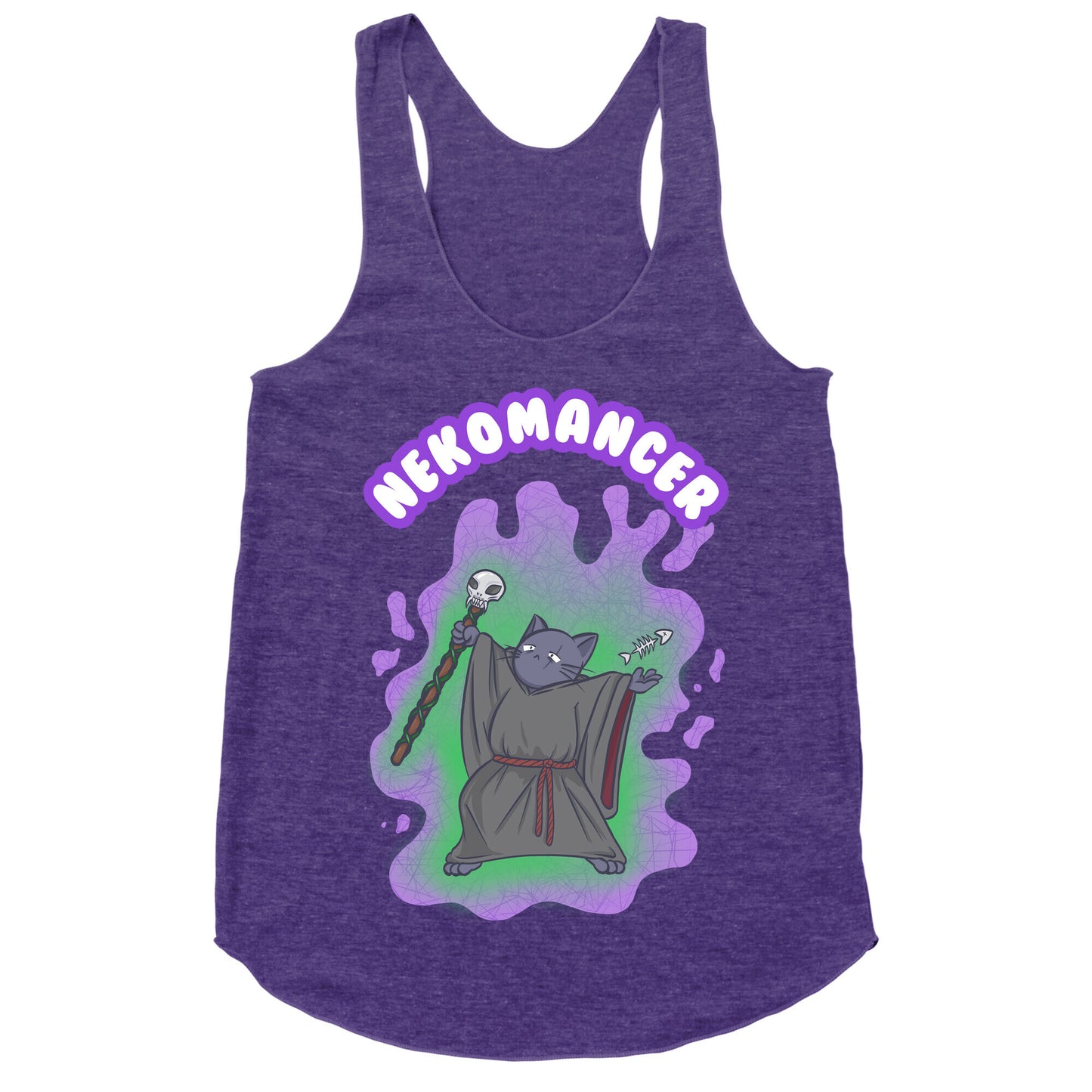 Nekomancer Racerback Tank