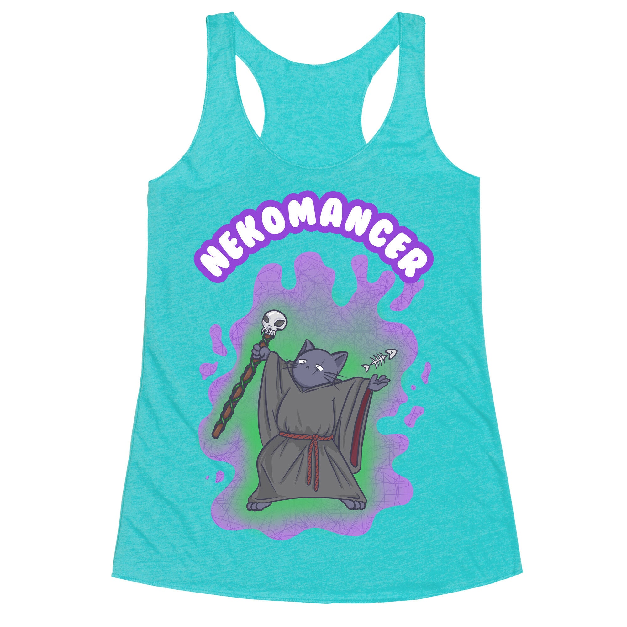 Nekomancer Racerback Tank