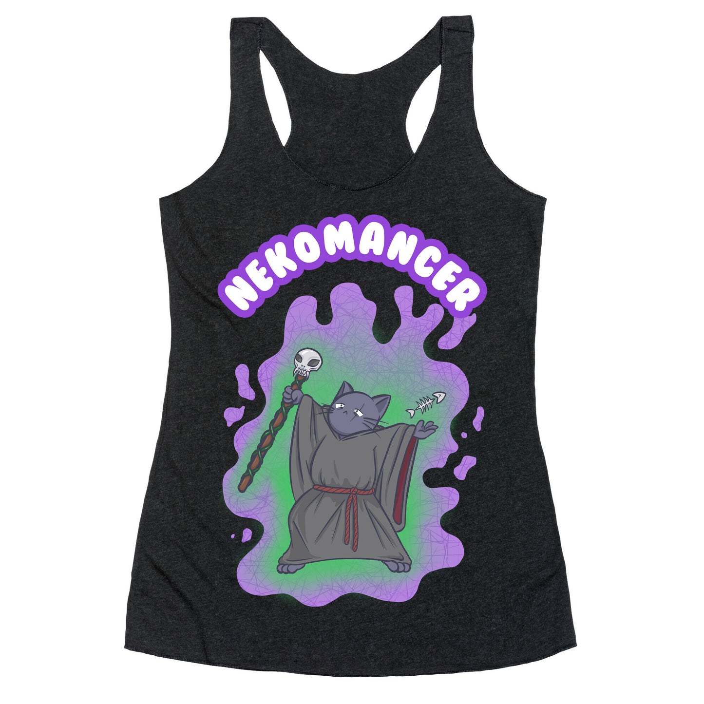 Nekomancer Racerback Tank