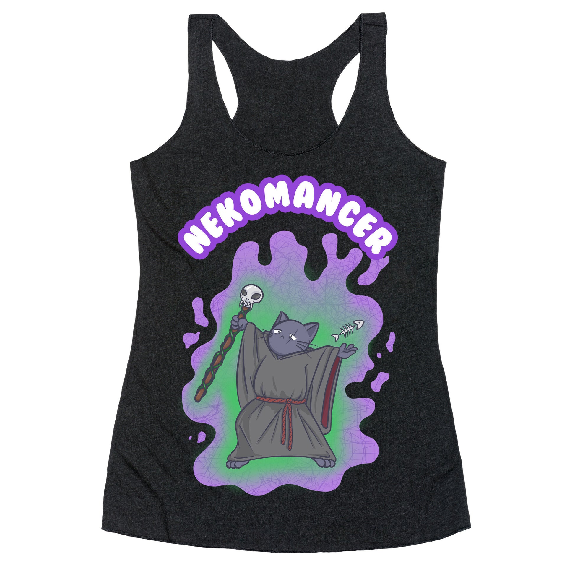 Nekomancer Racerback Tank