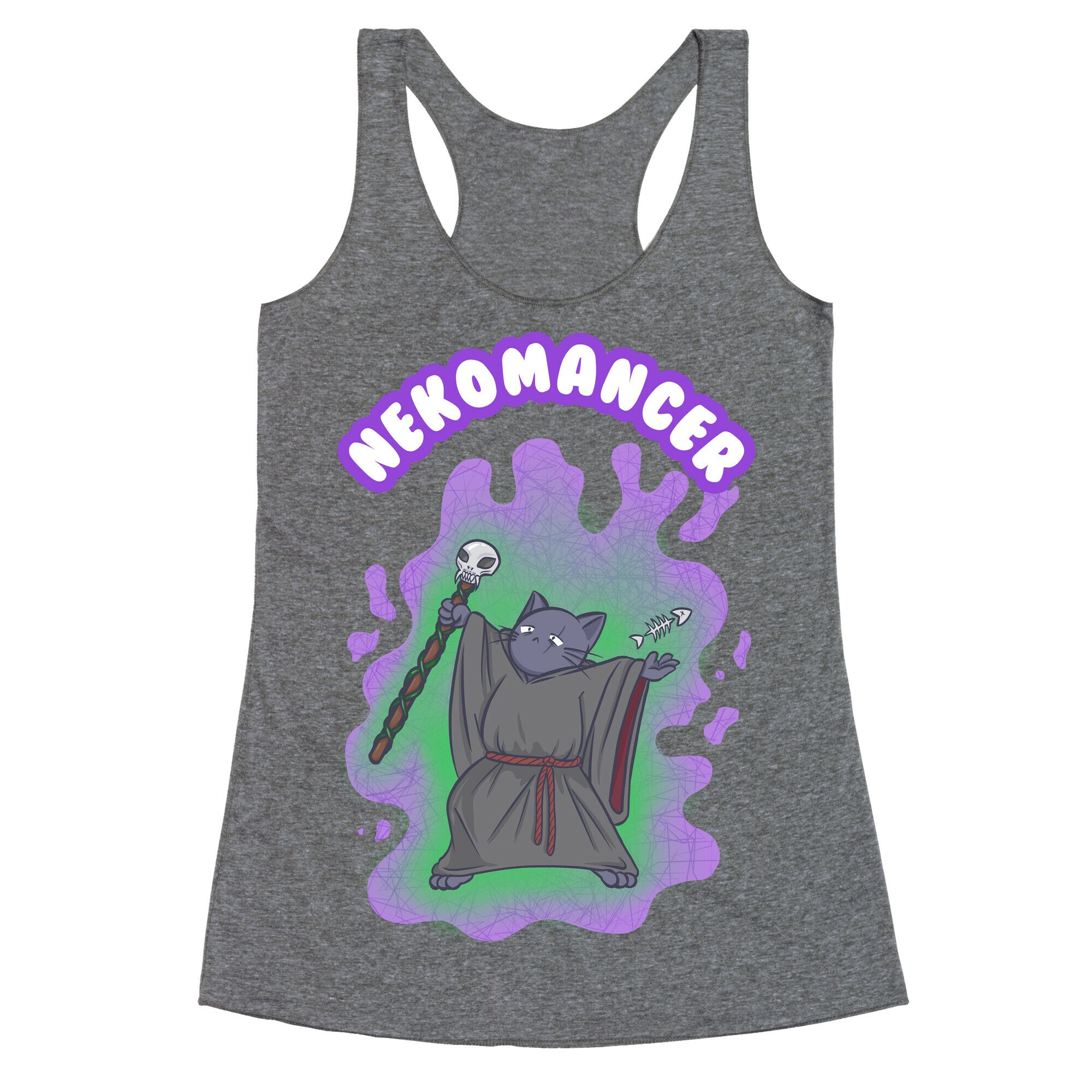 Nekomancer Racerback Tank