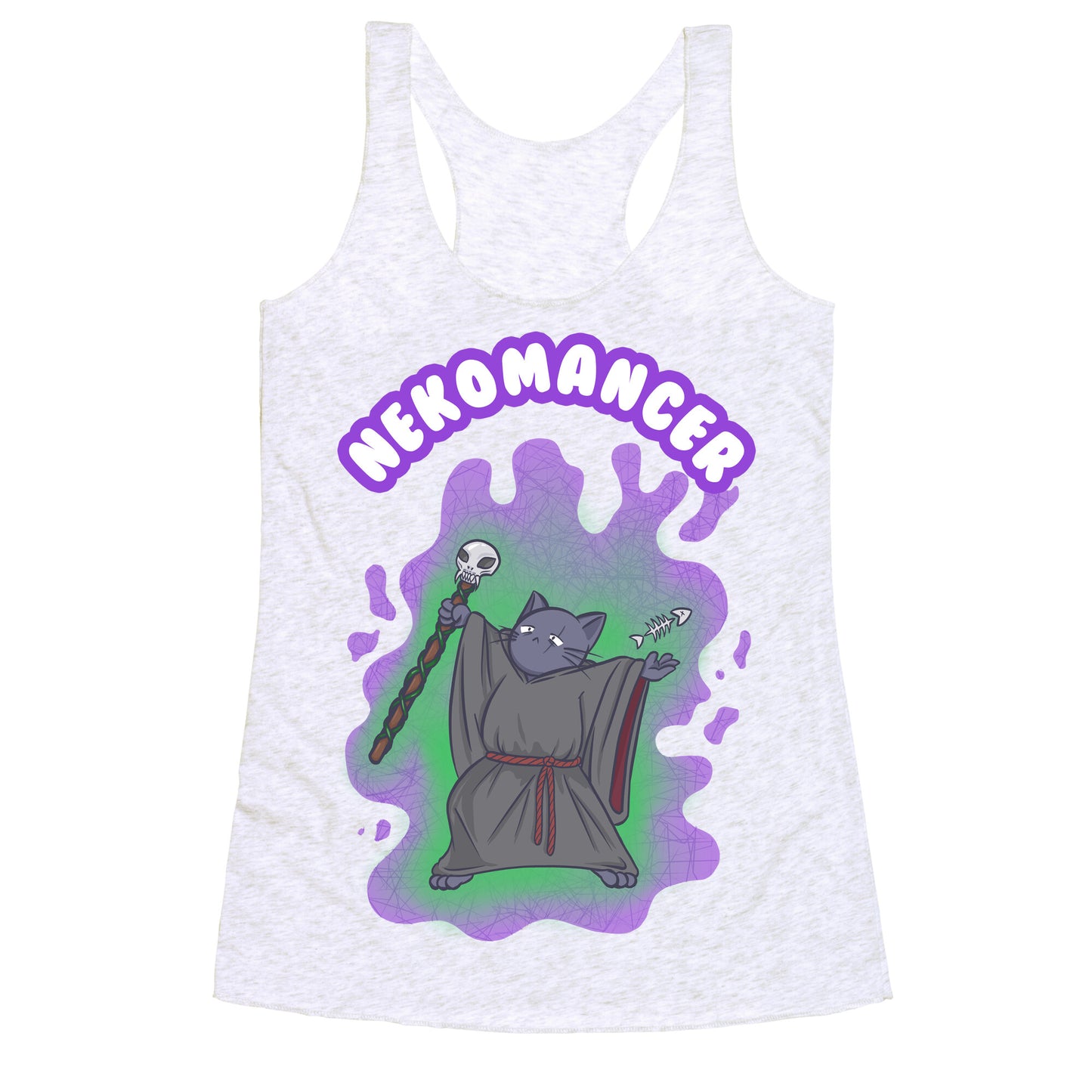 Nekomancer Racerback Tank