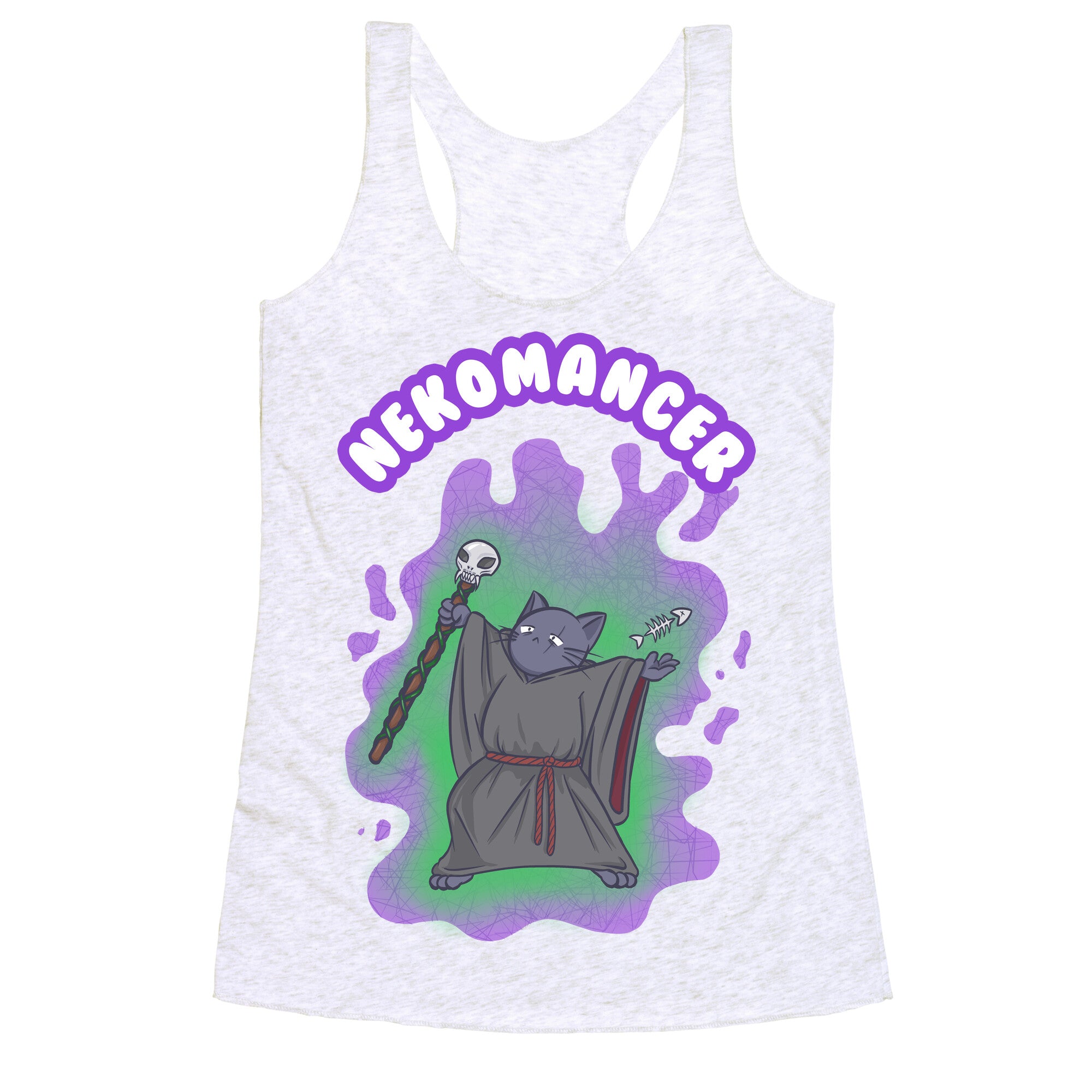 Nekomancer Racerback Tank